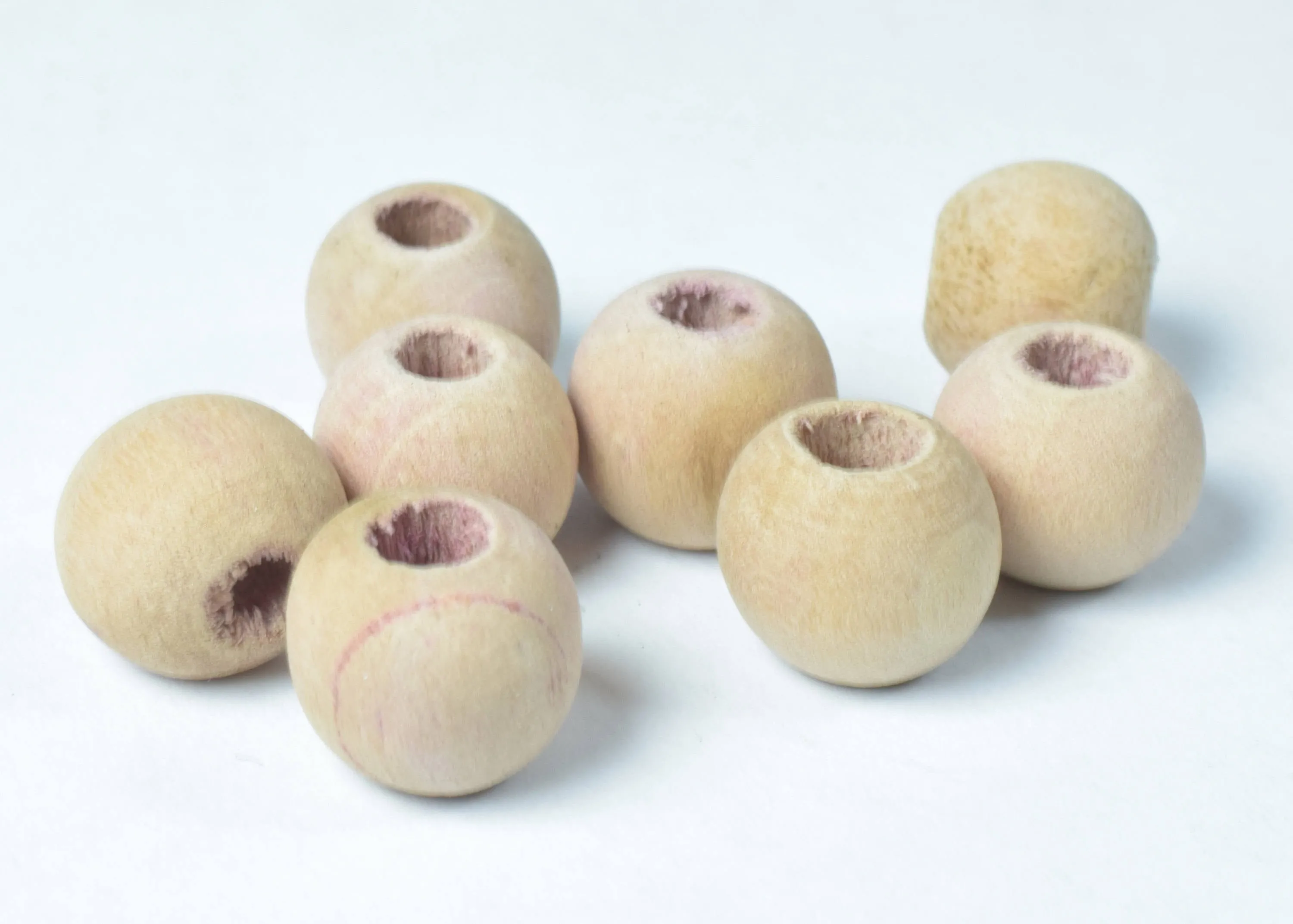 10mm Round Matte Wooden Beads, Wooden Beading Tools, 3.5mm hole size, Macrame Beads, Round Wooden Beads, DIY, Wholesale Matte Wood Beads
