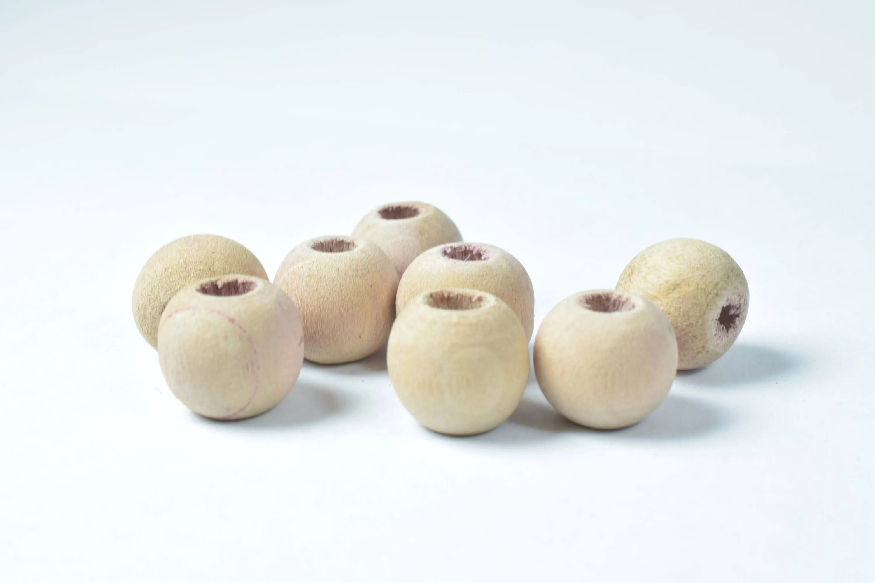 10mm Round Matte Wooden Beads, Wooden Beading Tools, 3.5mm hole size, Macrame Beads, Round Wooden Beads, DIY, Wholesale Matte Wood Beads
