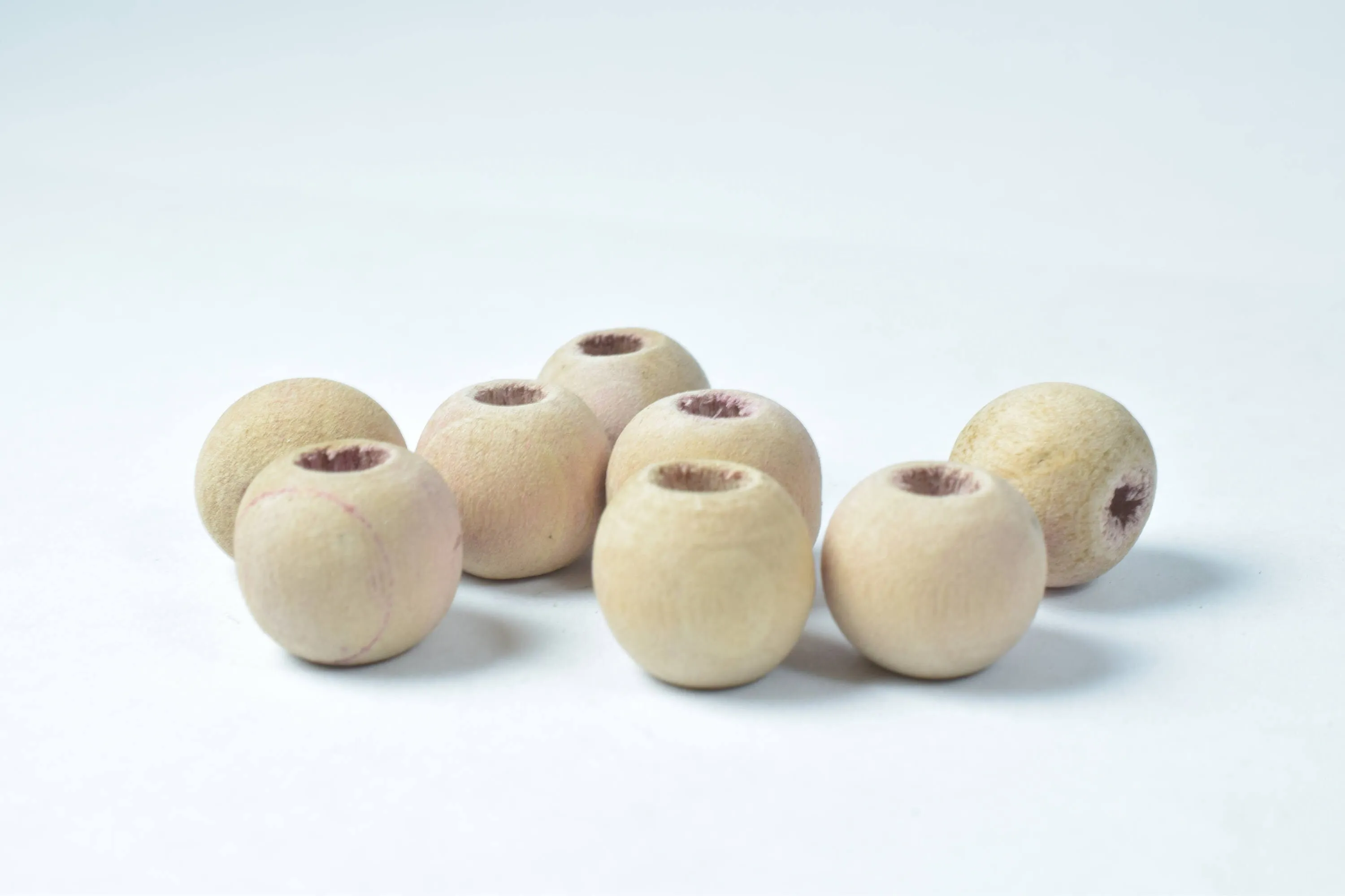 10mm Round Matte Wooden Beads, Wooden Beading Tools, 3.5mm hole size, Macrame Beads, Round Wooden Beads, DIY, Wholesale Matte Wood Beads