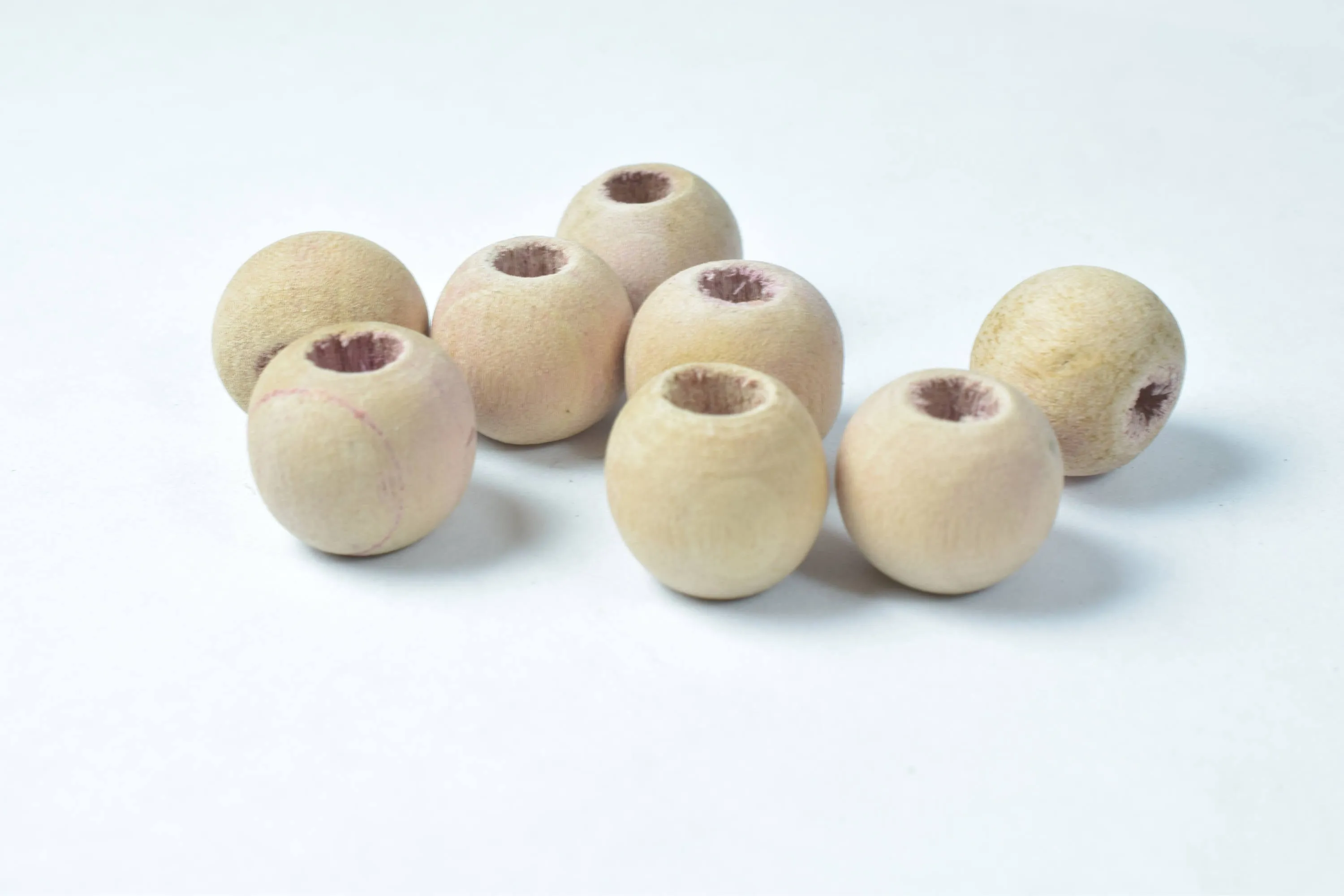 10mm Round Matte Wooden Beads, Wooden Beading Tools, 3.5mm hole size, Macrame Beads, Round Wooden Beads, DIY, Wholesale Matte Wood Beads