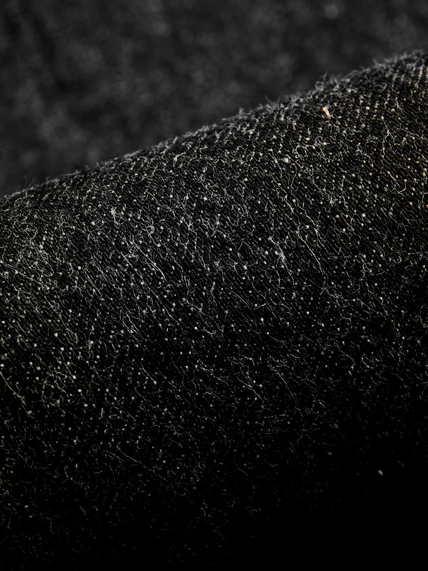1108BK 14oz Black Selvedge Denim - Slim Straight Fit