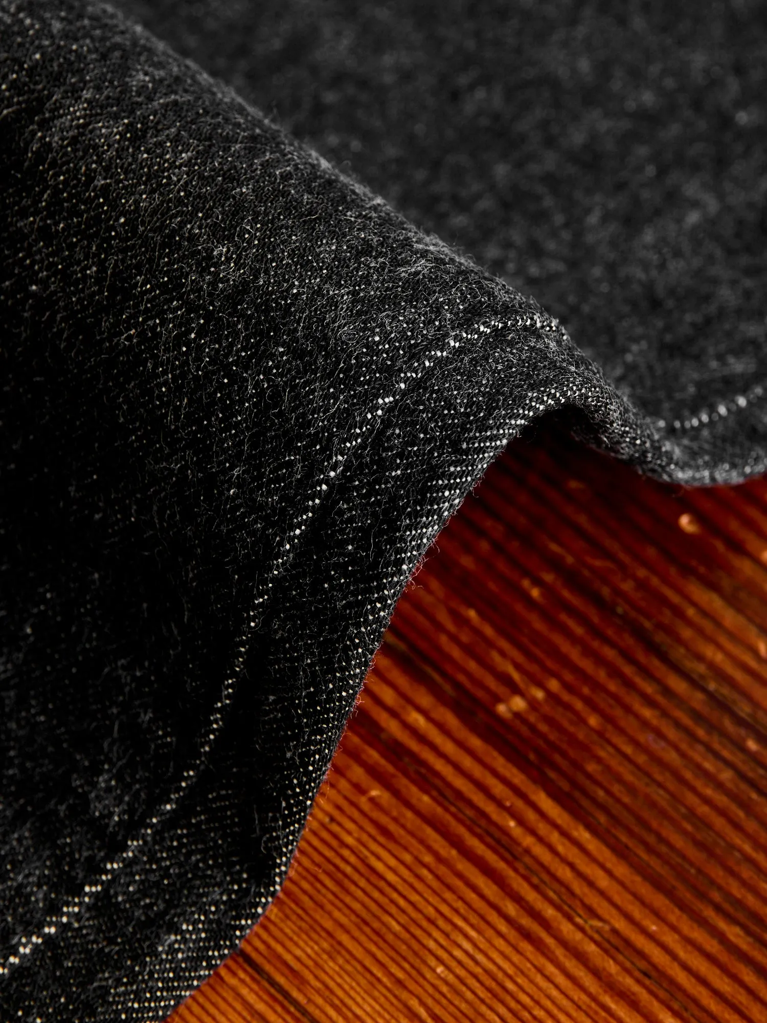 1108BK 14oz Black Selvedge Denim - Slim Straight Fit