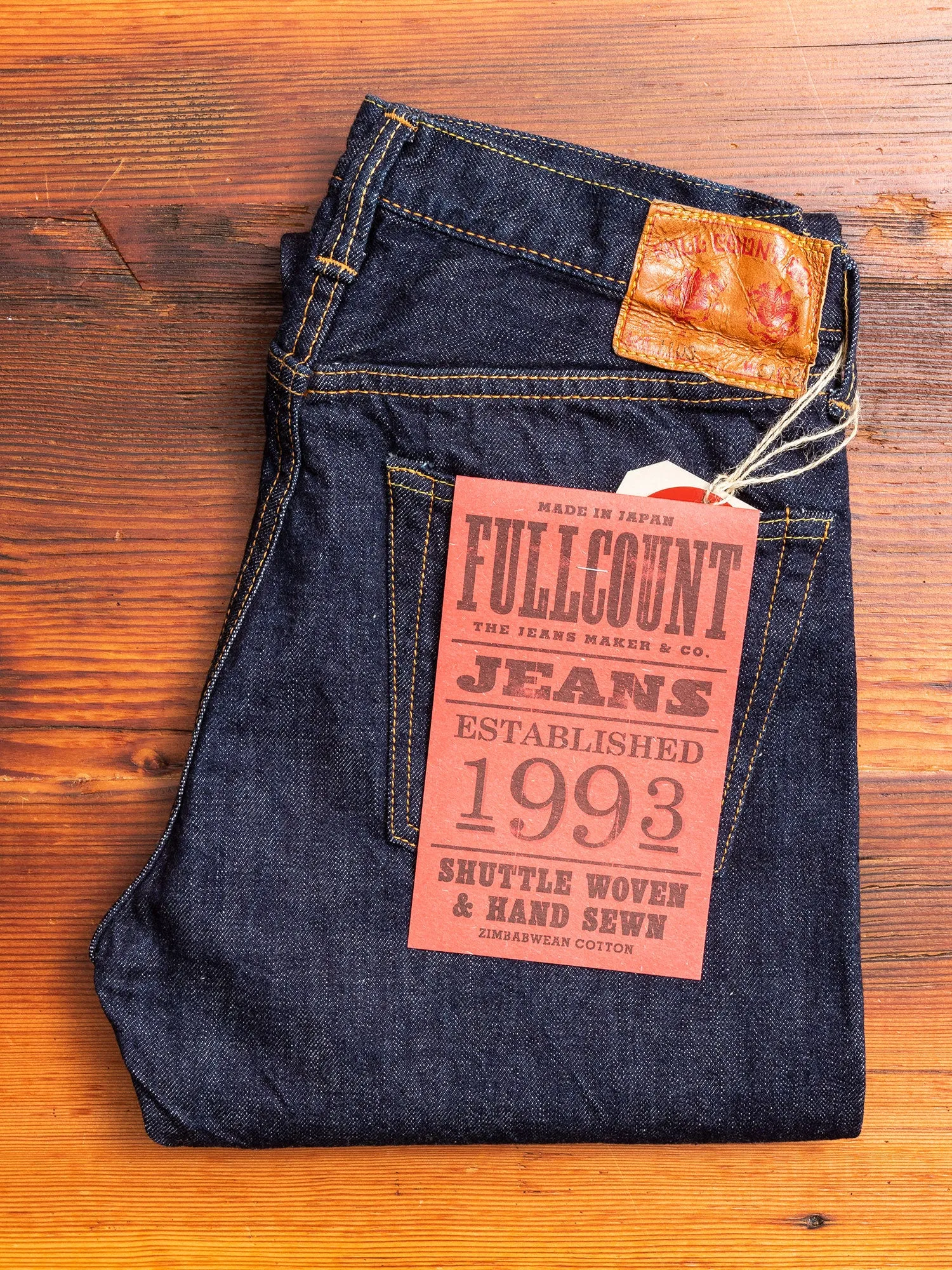 1108W 13.75oz Selvedge Denim - Slim Straight Fit