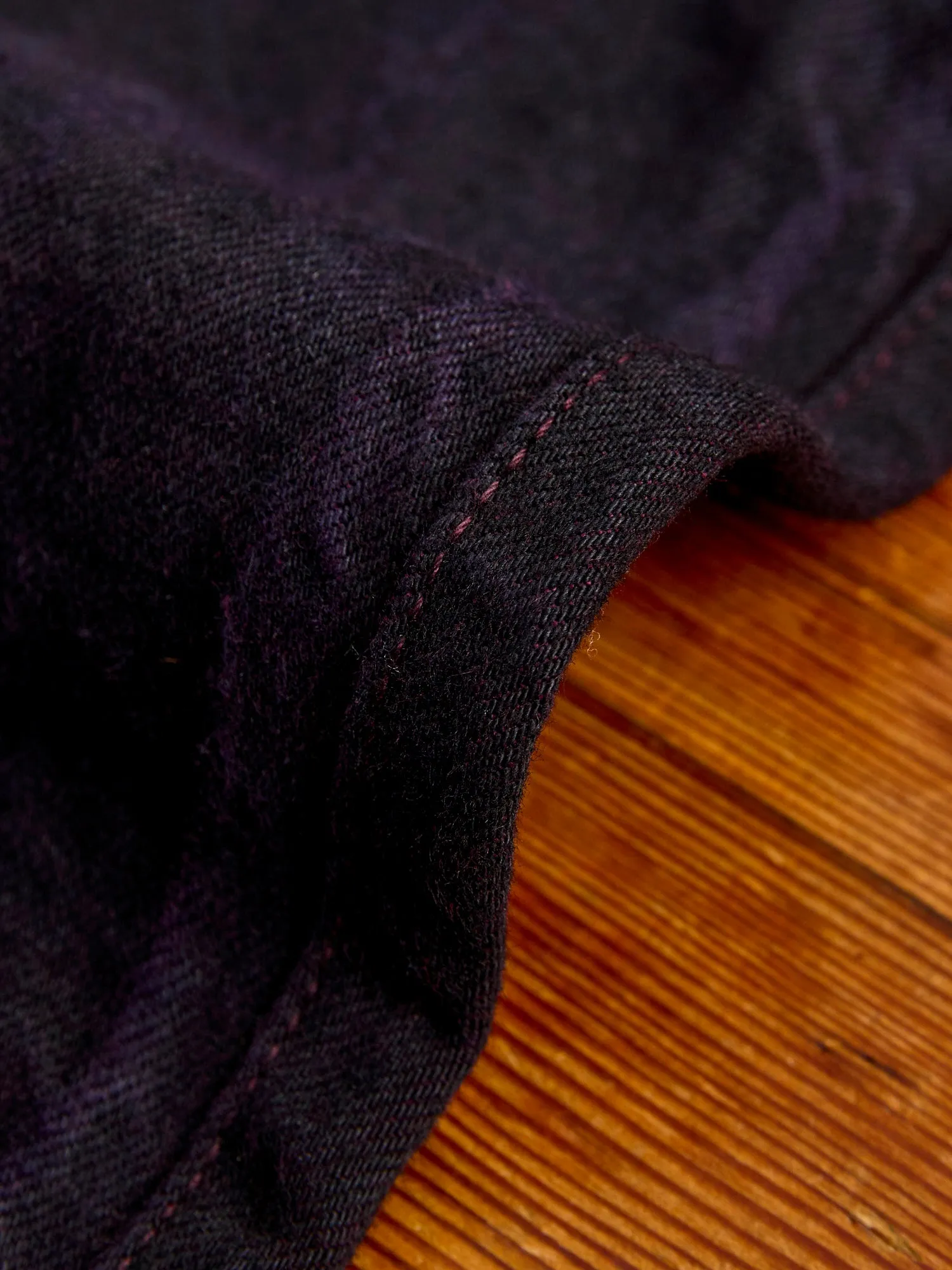 132 "Hadal Purple Overdye" 16oz Selvedge Denim - Wide Fit