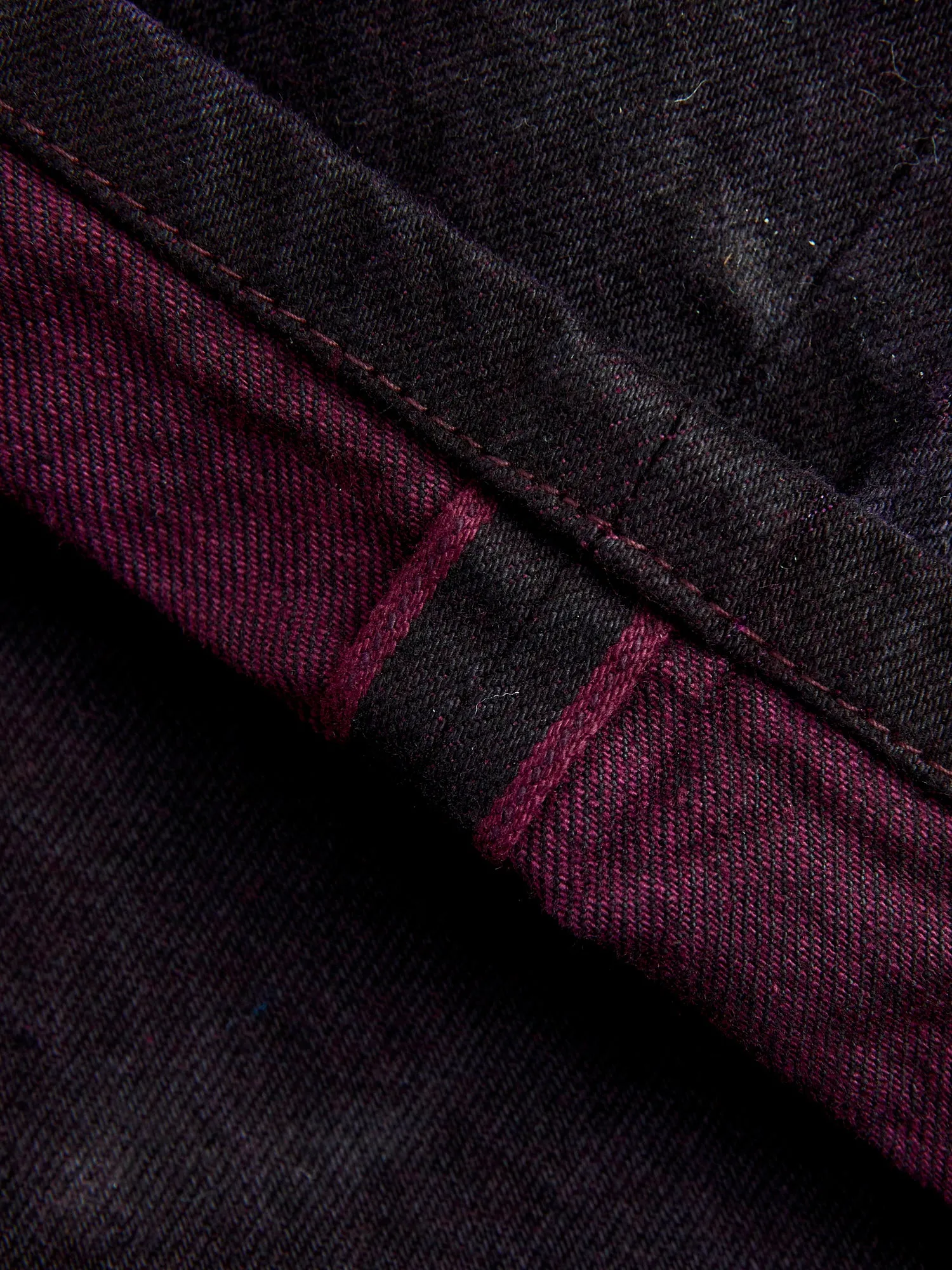 132 "Hadal Purple Overdye" 16oz Selvedge Denim - Wide Fit