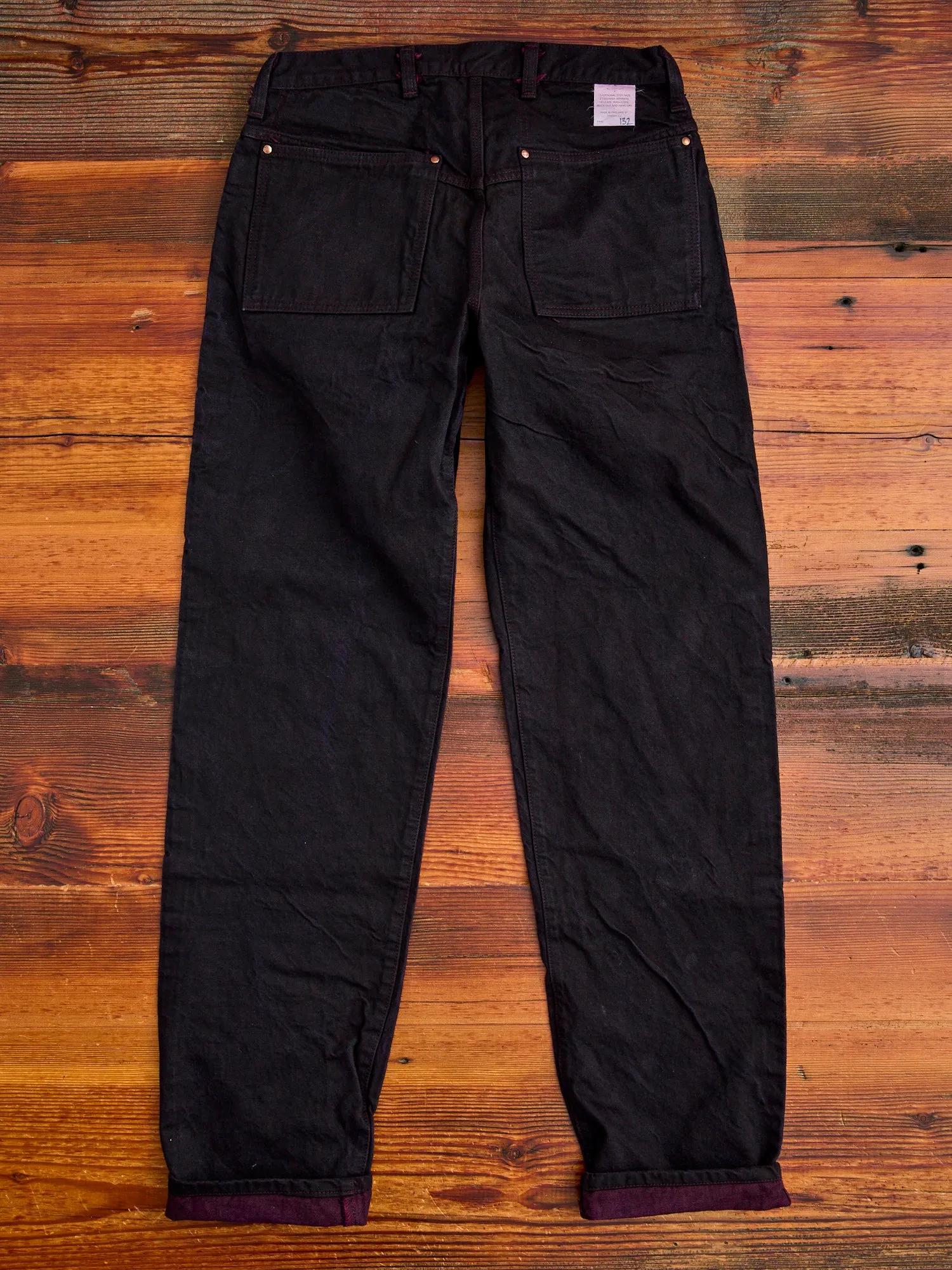 132 "Hadal Purple Overdye" 16oz Selvedge Denim - Wide Fit