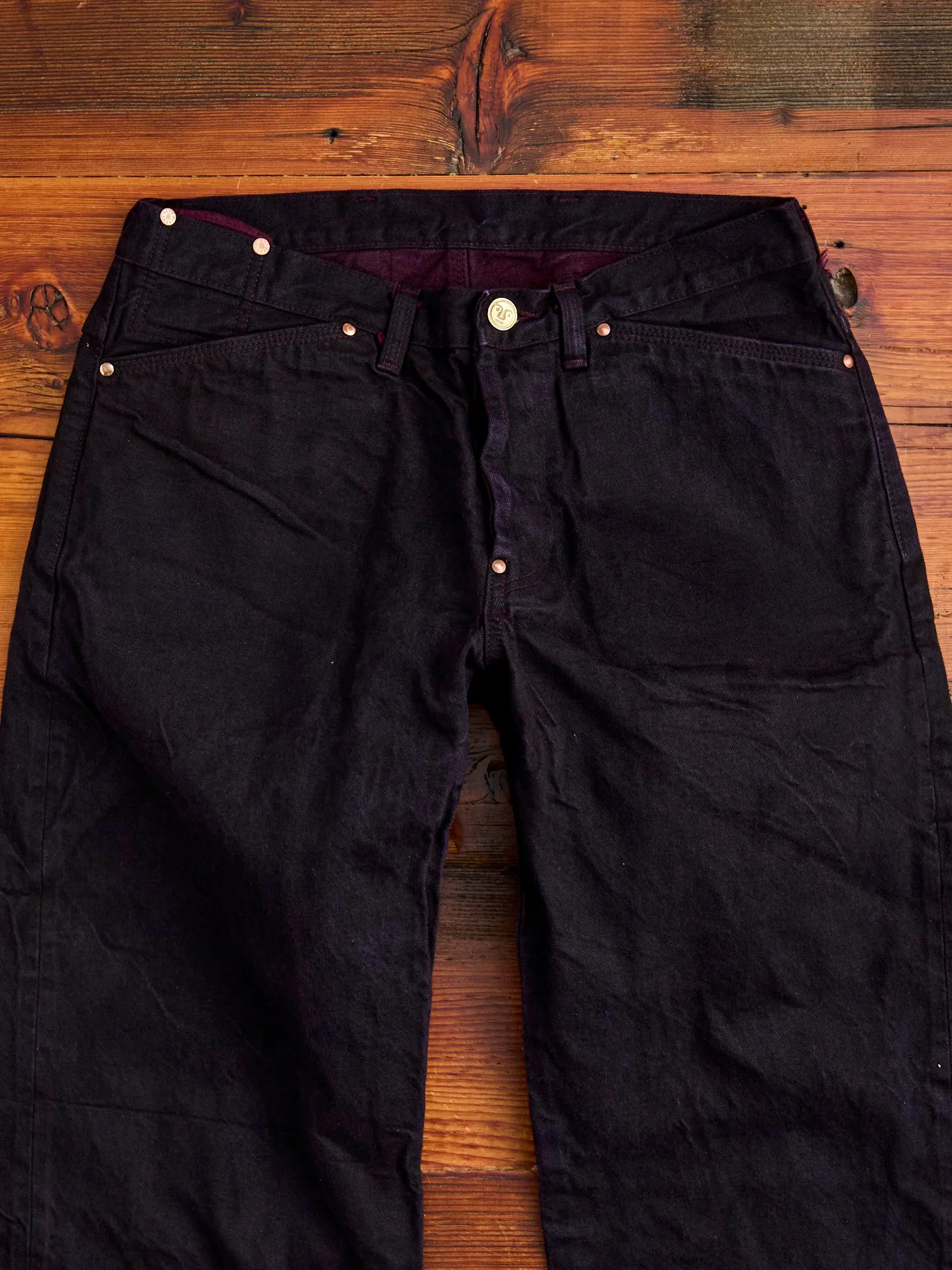 132 "Hadal Purple Overdye" 16oz Selvedge Denim - Wide Fit