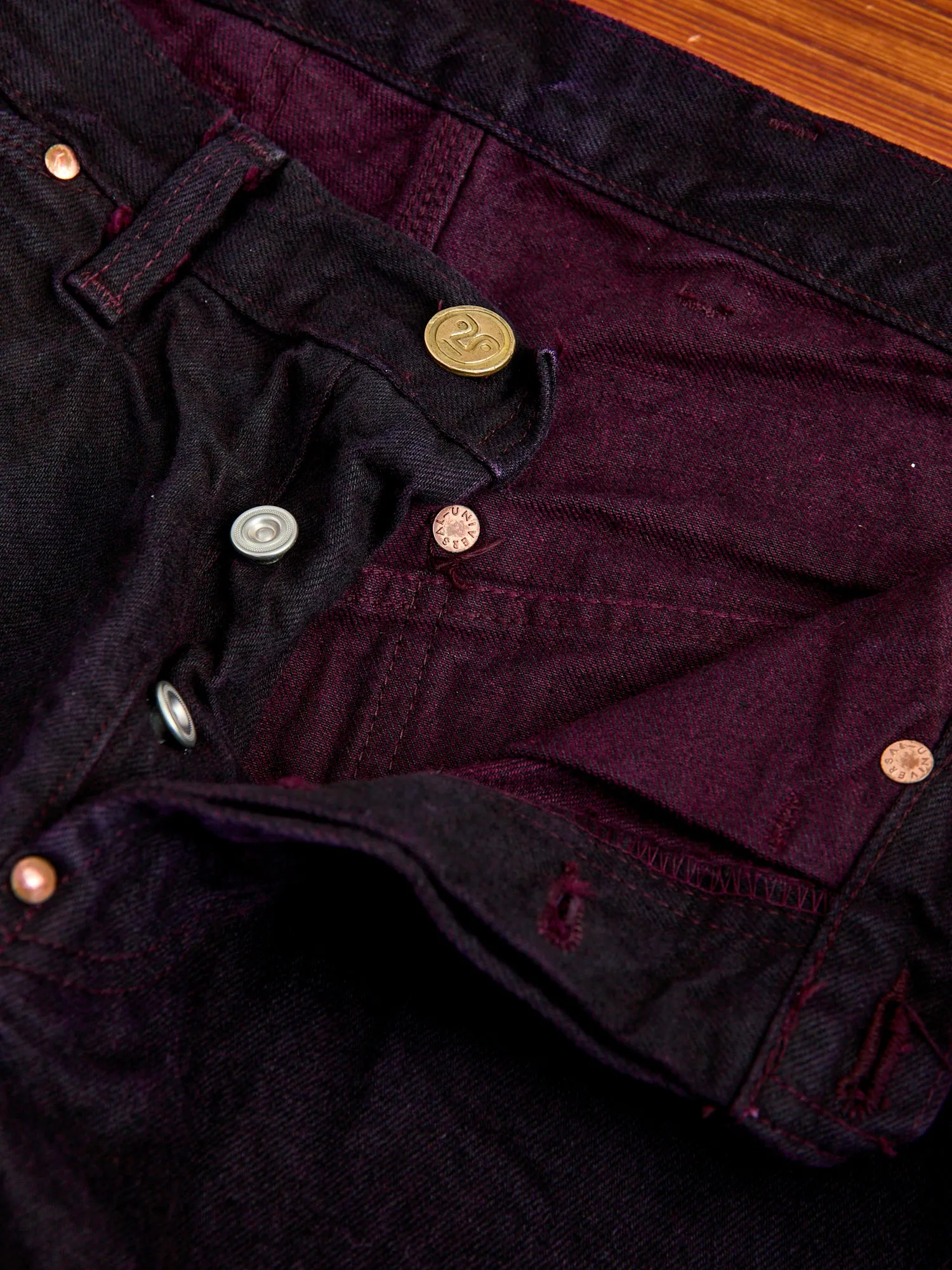 132 "Hadal Purple Overdye" 16oz Selvedge Denim - Wide Fit