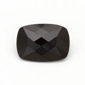 14x10mm Black Spinel Checkerboard Cushions