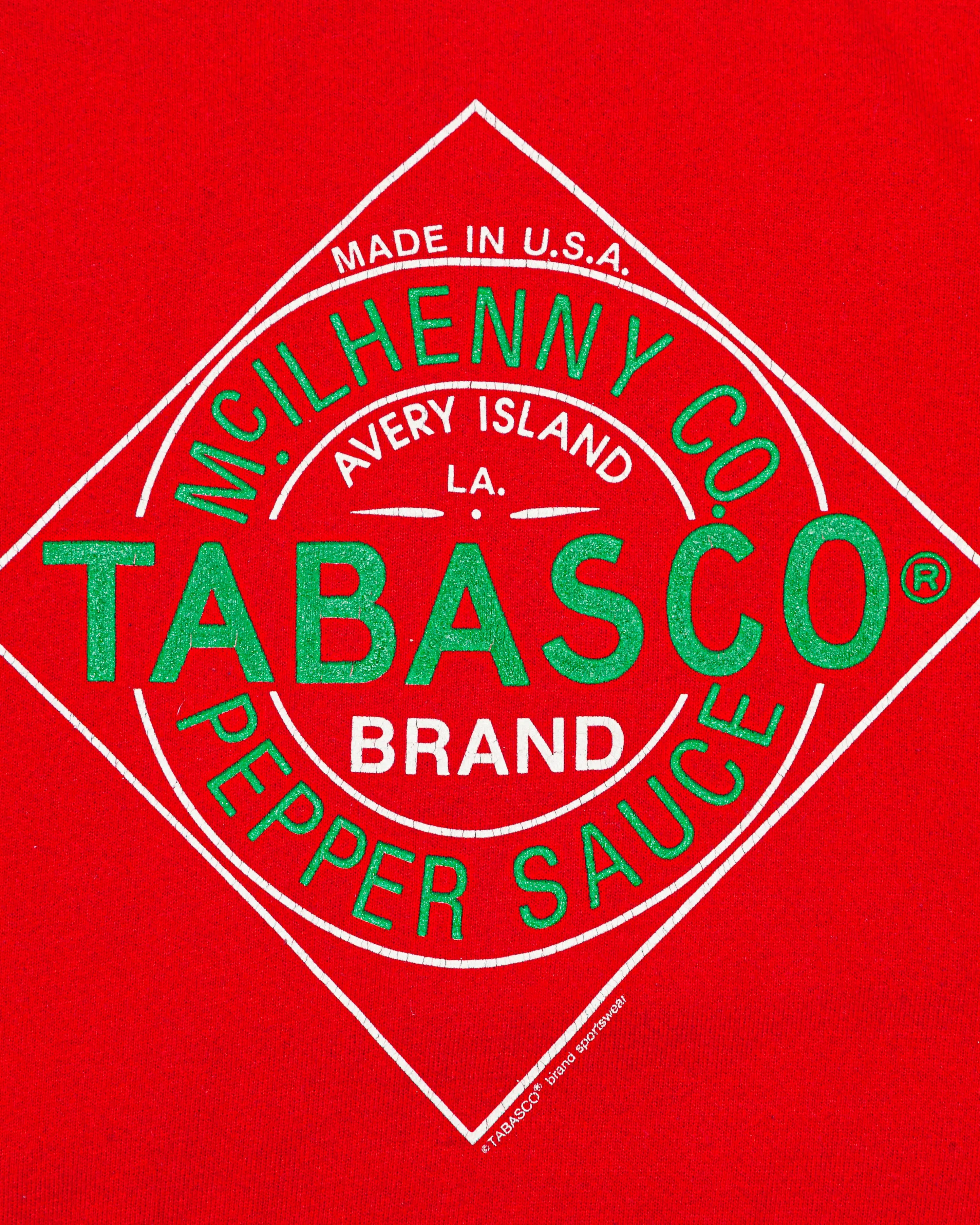 1980s Vintage Tabasco Hot Sauce Sweatshirt