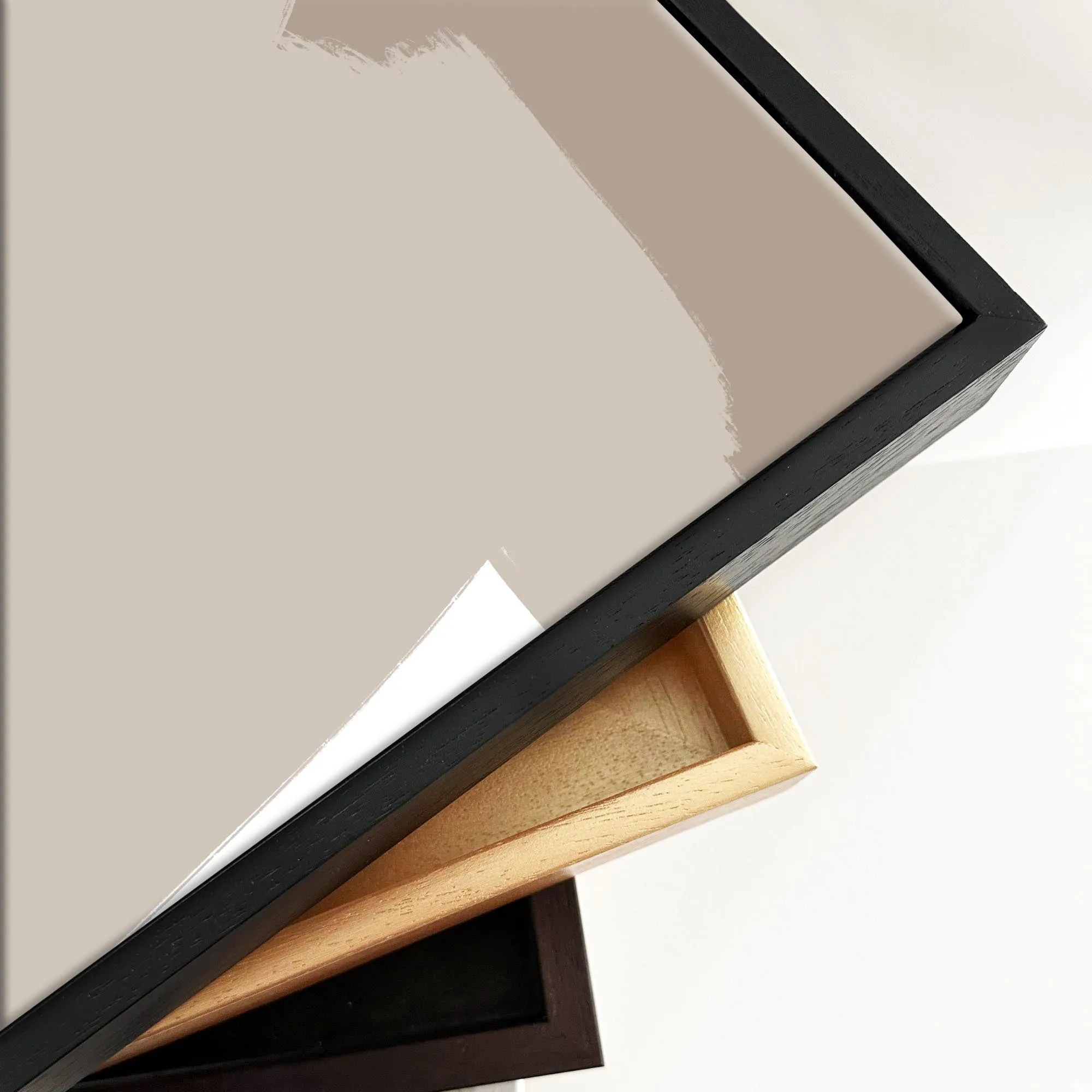 Abstract Study VI Framed Canvas