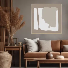 Abstract Study VI Framed Canvas