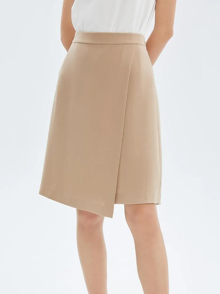 Acetate Asymmetric Skirt