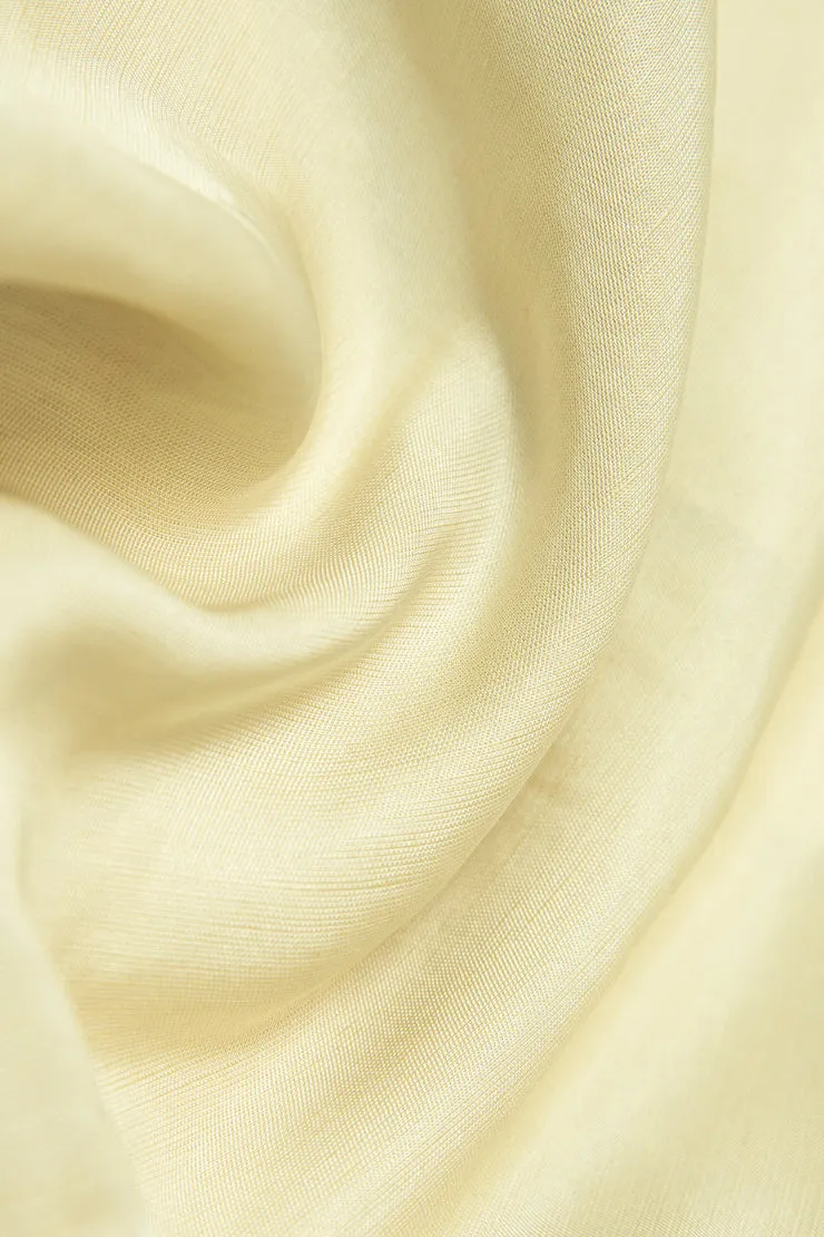 Acetate linen loose fitting straight shirt | 3 color
