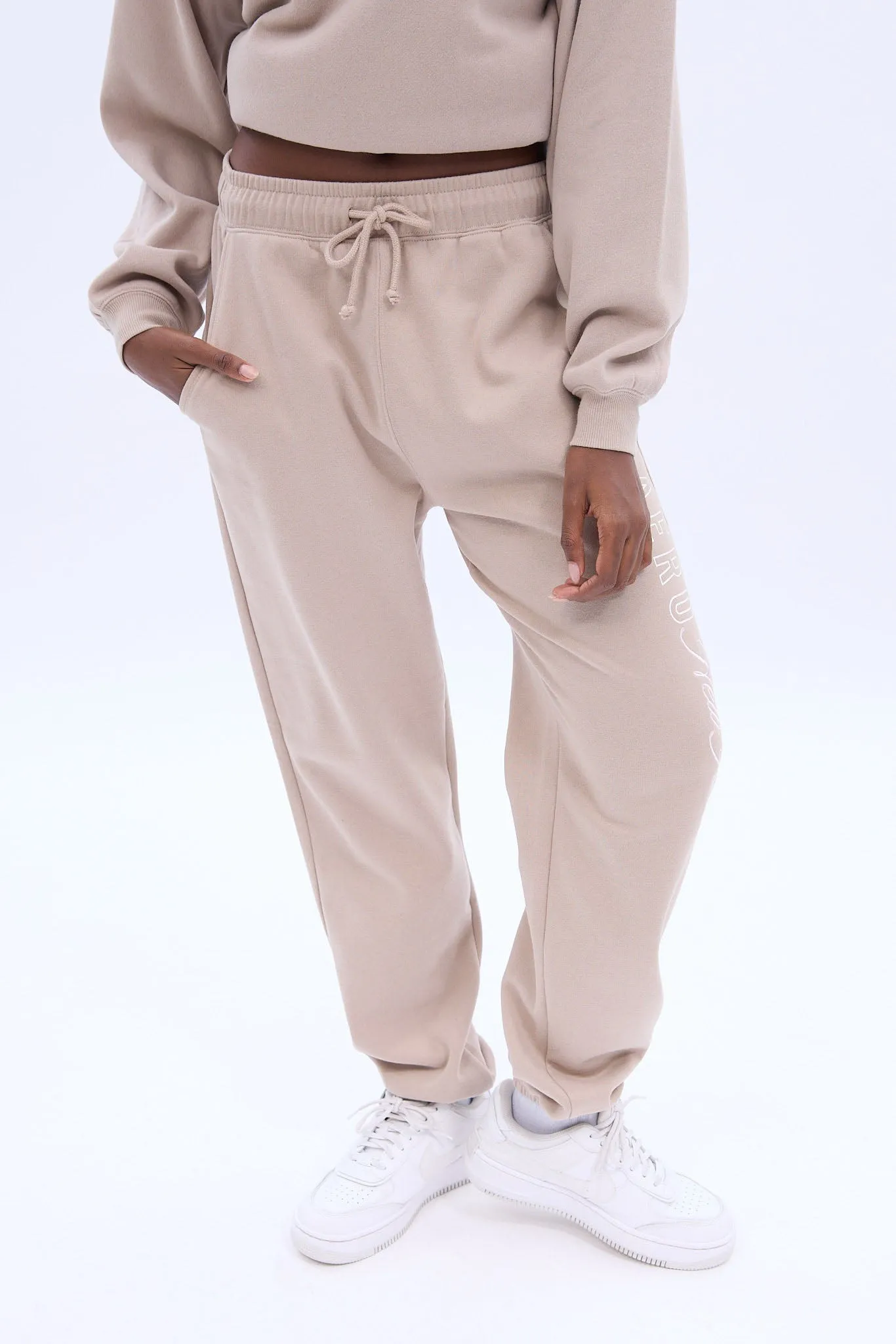 AERO Graphic Boyfriend Jogger