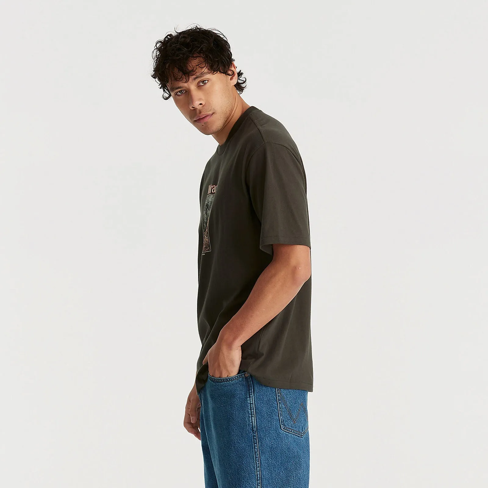 Amanita Slacker Tee | Dark Slate
