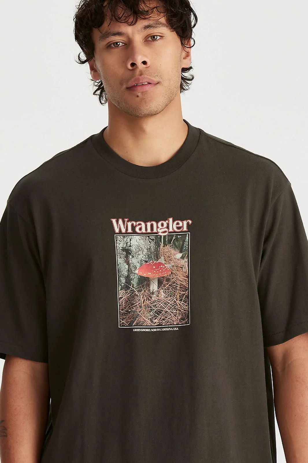 Amanita Slacker Tee | Dark Slate