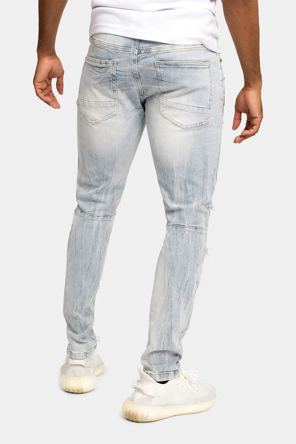Bandana Patch Skinny Jeans