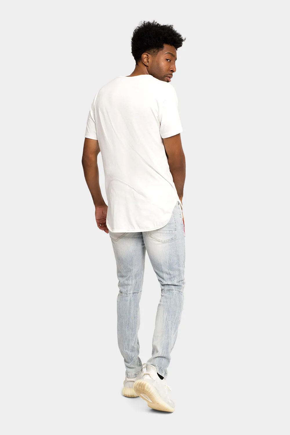 Bandana Patch Skinny Jeans