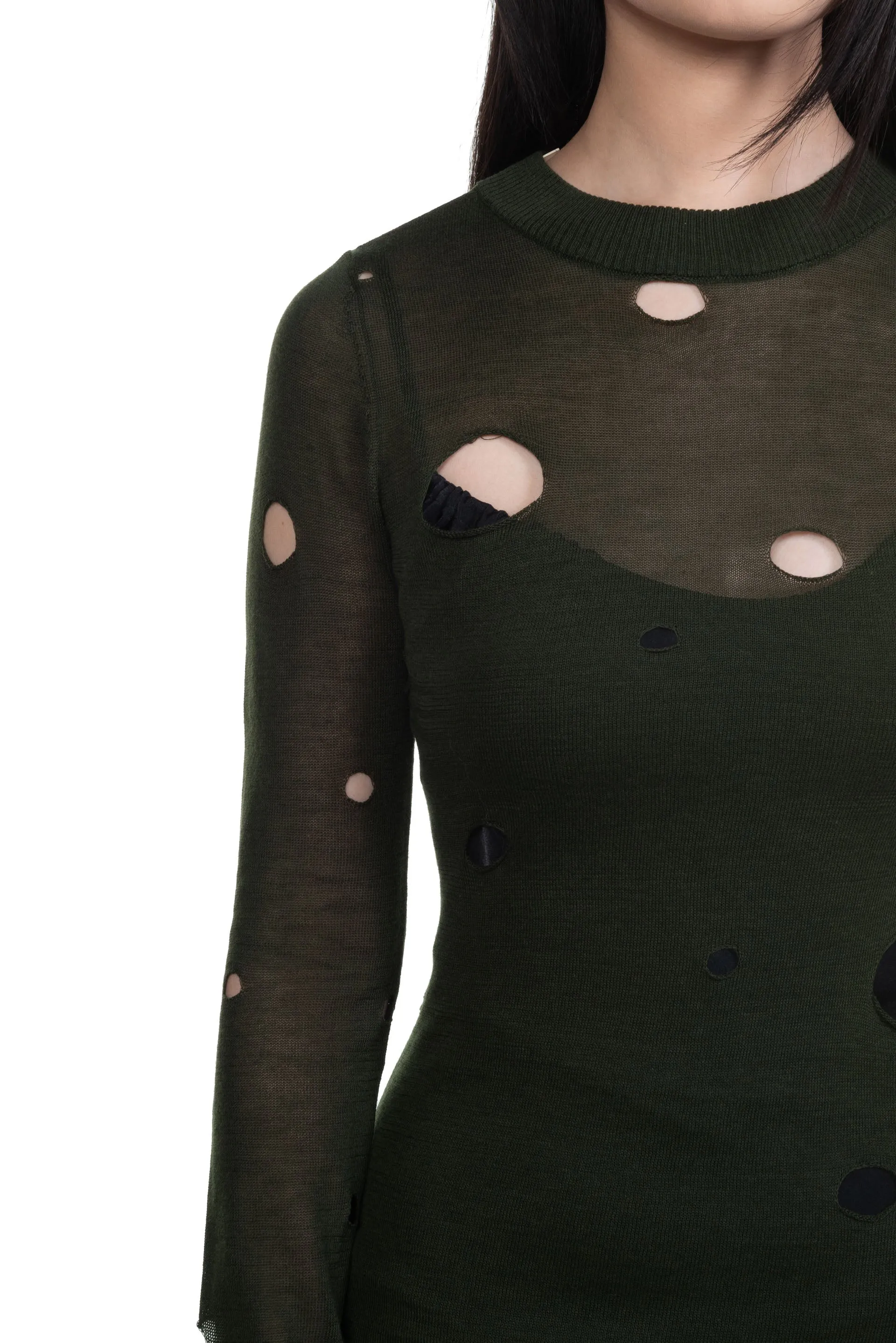 Basil Cut-Out Dress