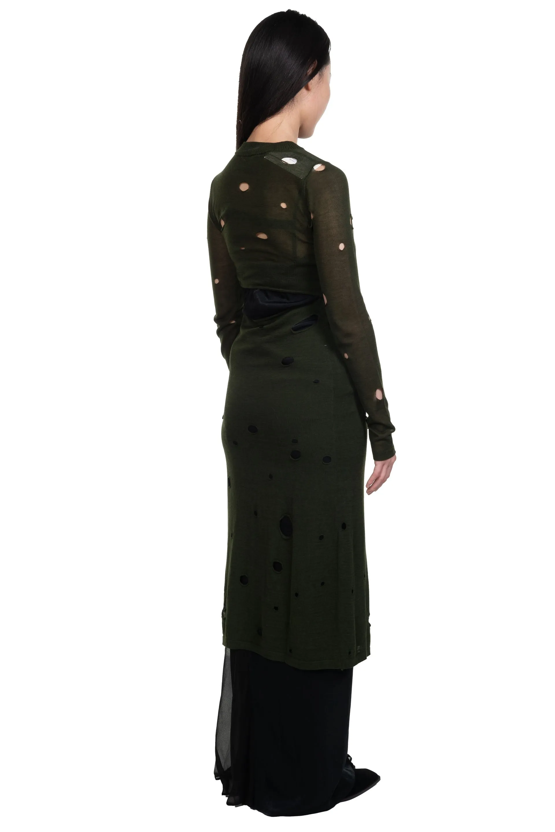 Basil Cut-Out Dress