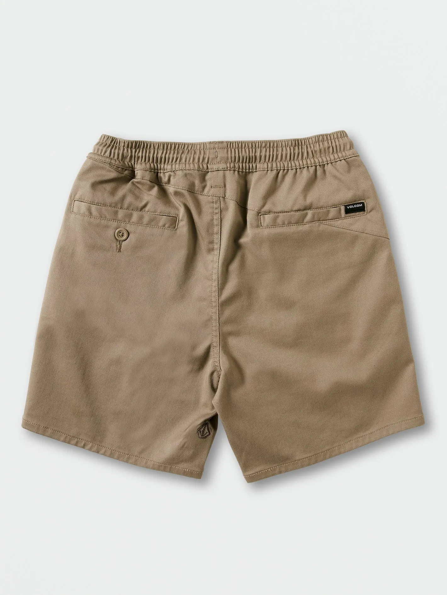 Big Boys Frickin Elastic Waist Shorts - Khaki