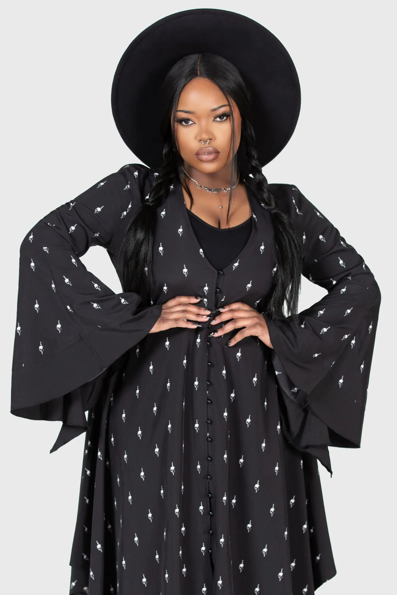 Bury Hatchets Midi Dress [PLUS]