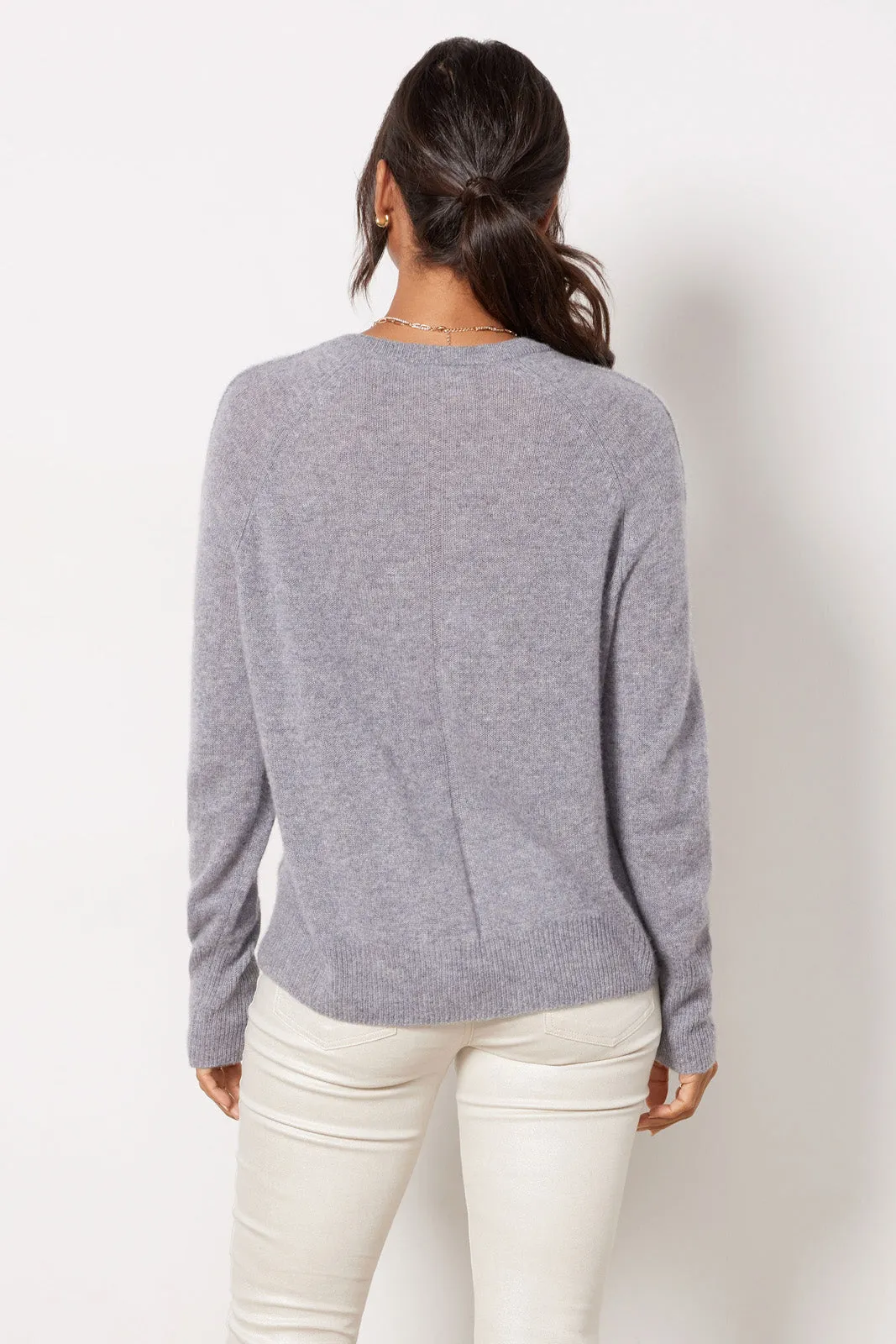 Cecilia Vneck Cashmere Pullover