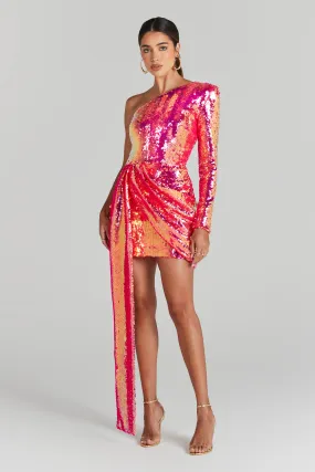 Celina Hot Pink Dress