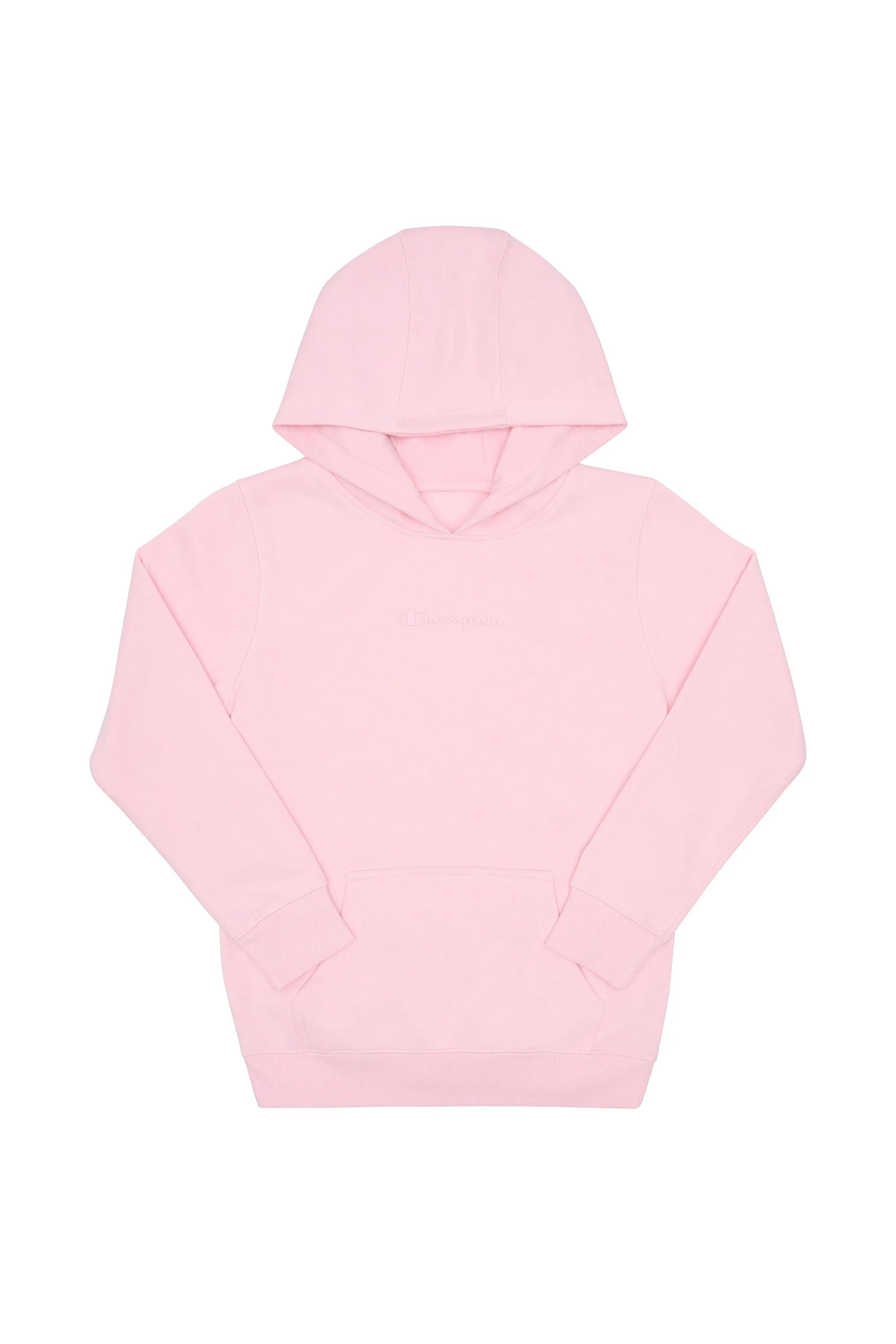CHAMPION JUNIOR TONAL SCRIPT PINK HOOD