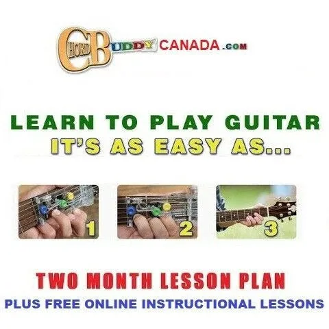 ChordBuddy USA Guitar Learning System with 60 Song Book