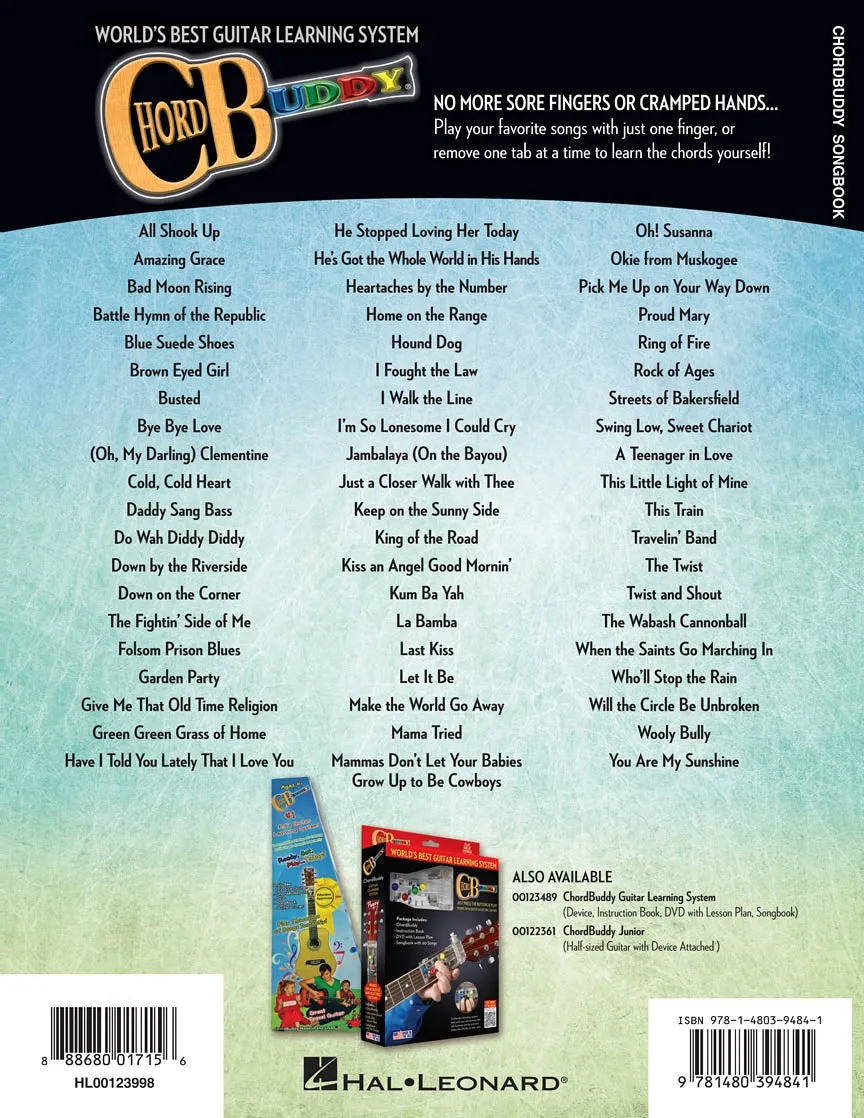 ChordBuddy USA Guitar Learning System with 60 Song Book