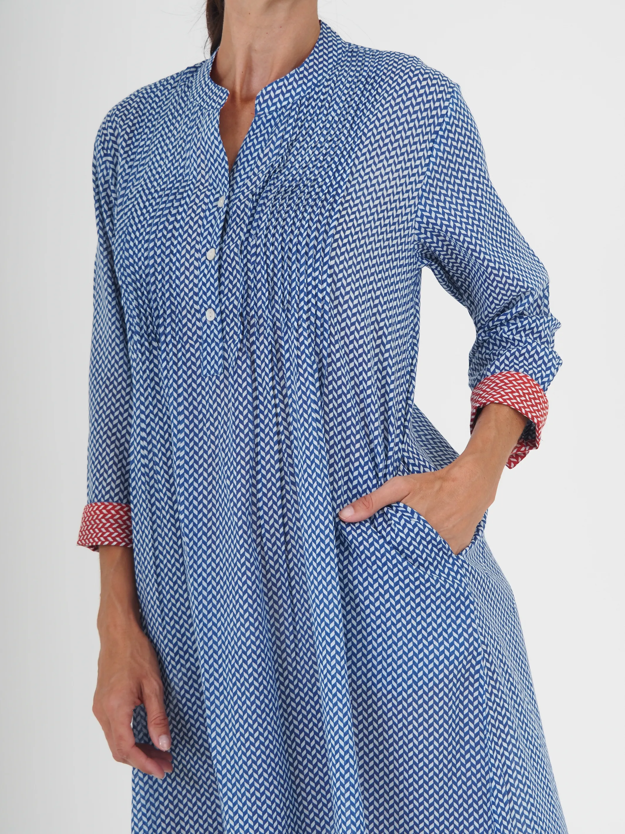 Cora Dress in Printed Cotton