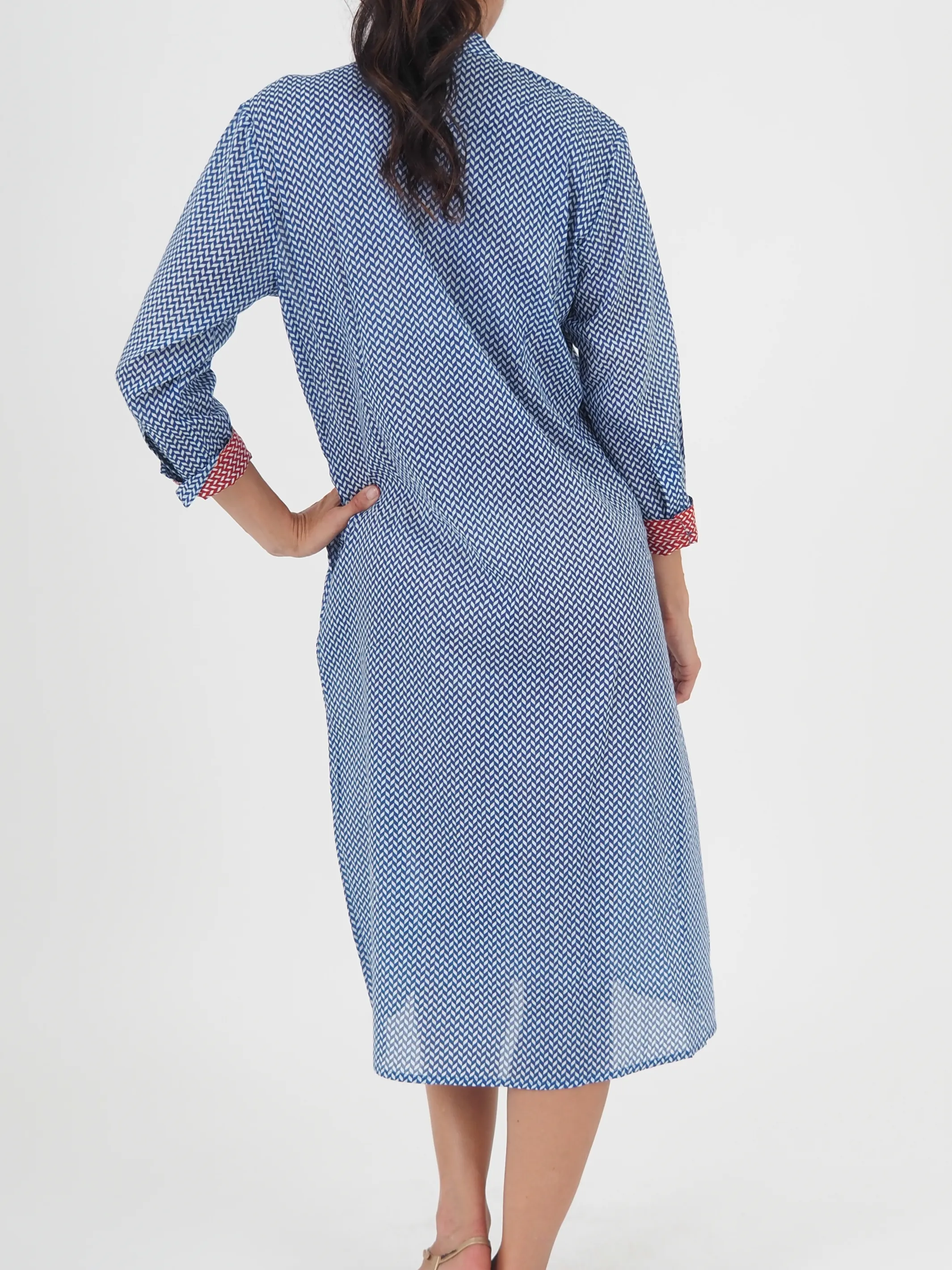 Cora Dress in Printed Cotton