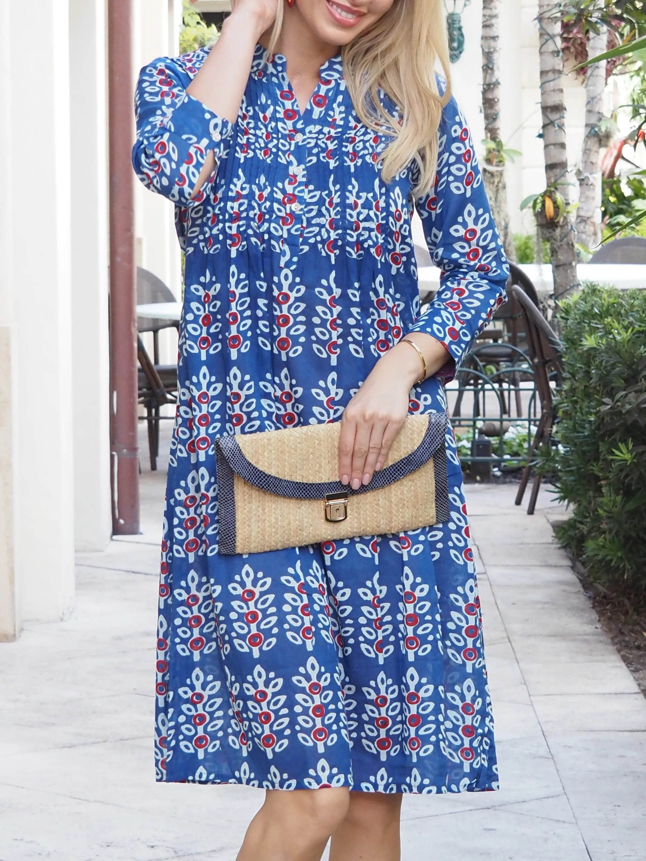 Cora Dress in Printed Cotton