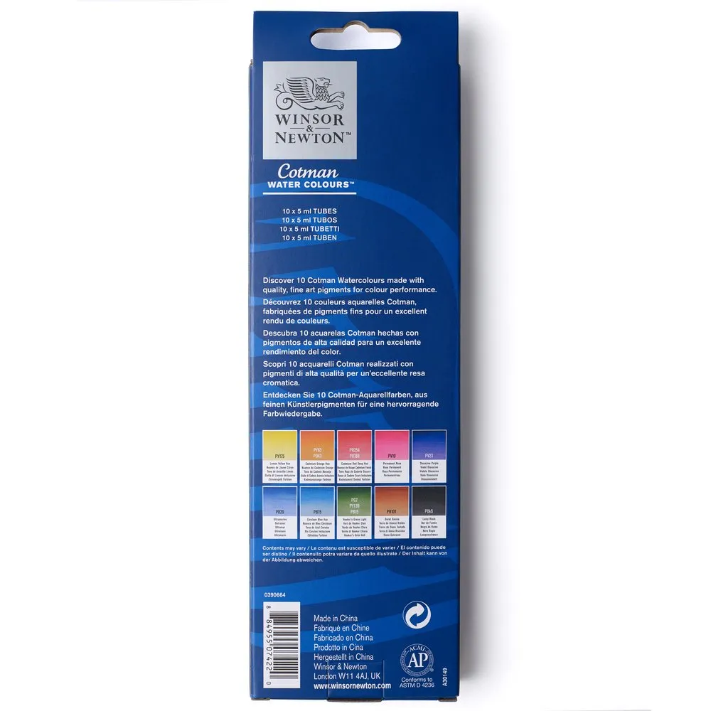 Cotman Watercolour Set 10x5ml