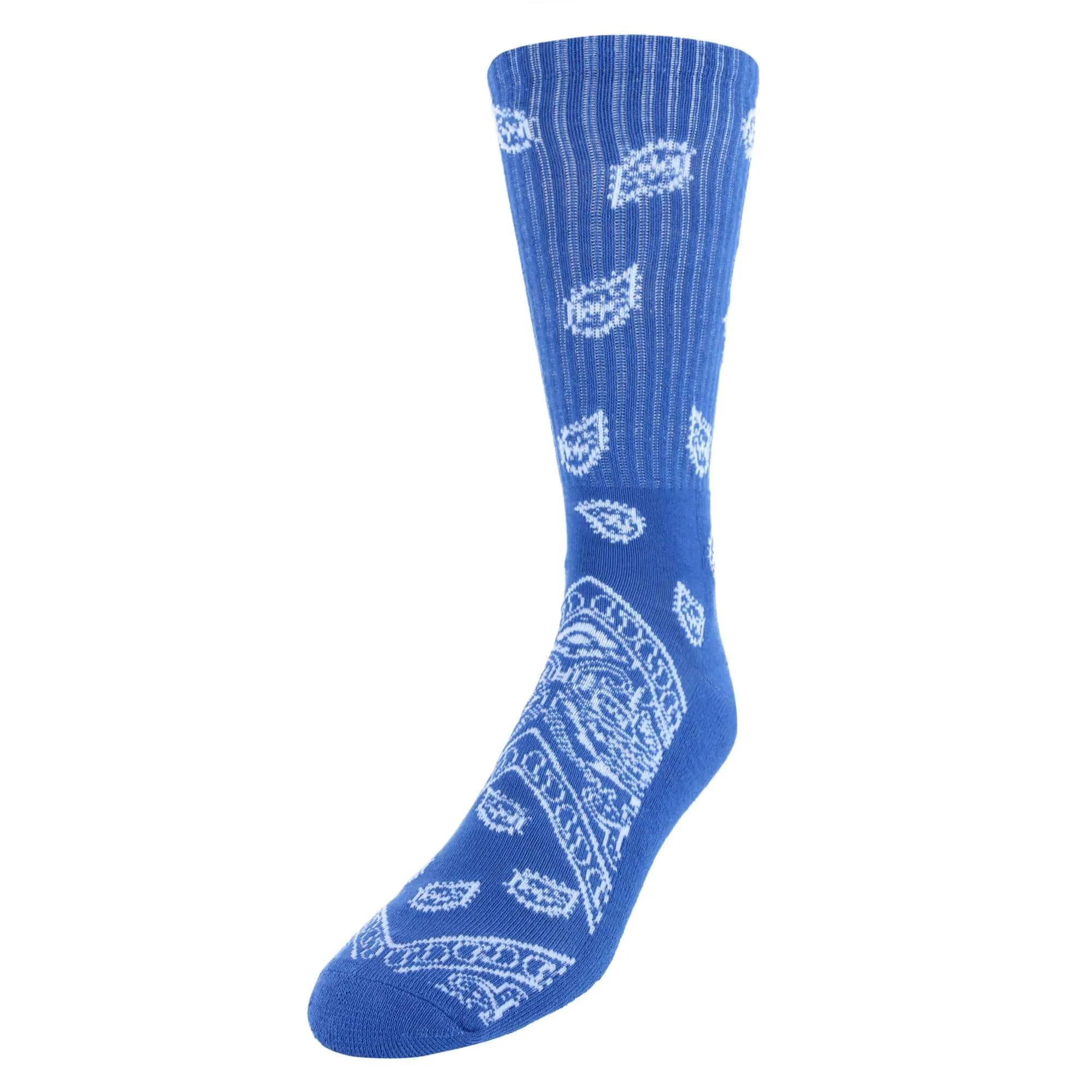 CTM® Men's Asombroso Bandana Socks (1 Pair)