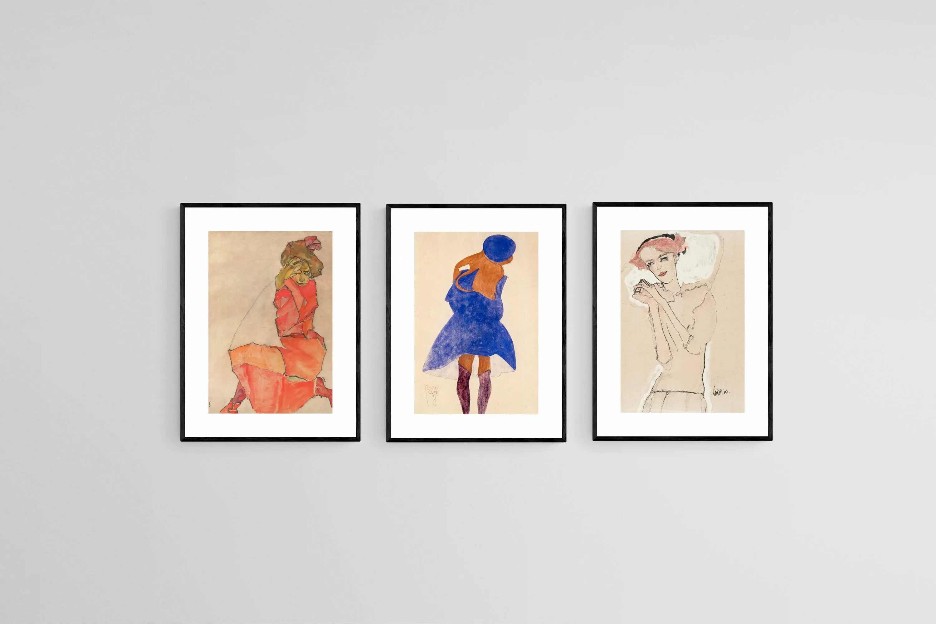 Egon Schiele Set