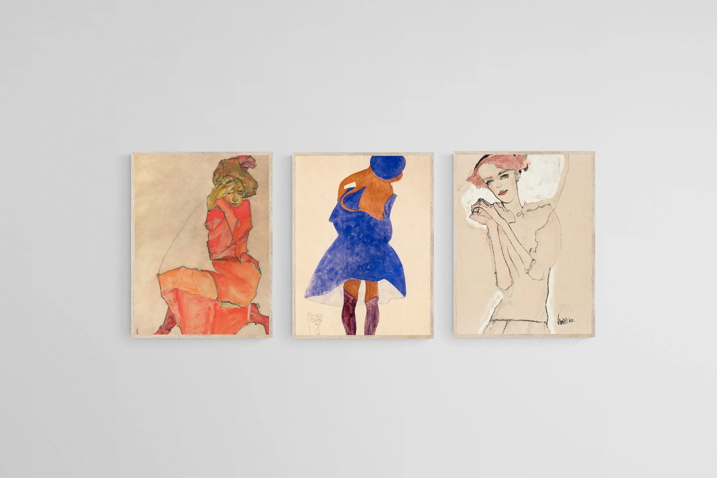 Egon Schiele Set