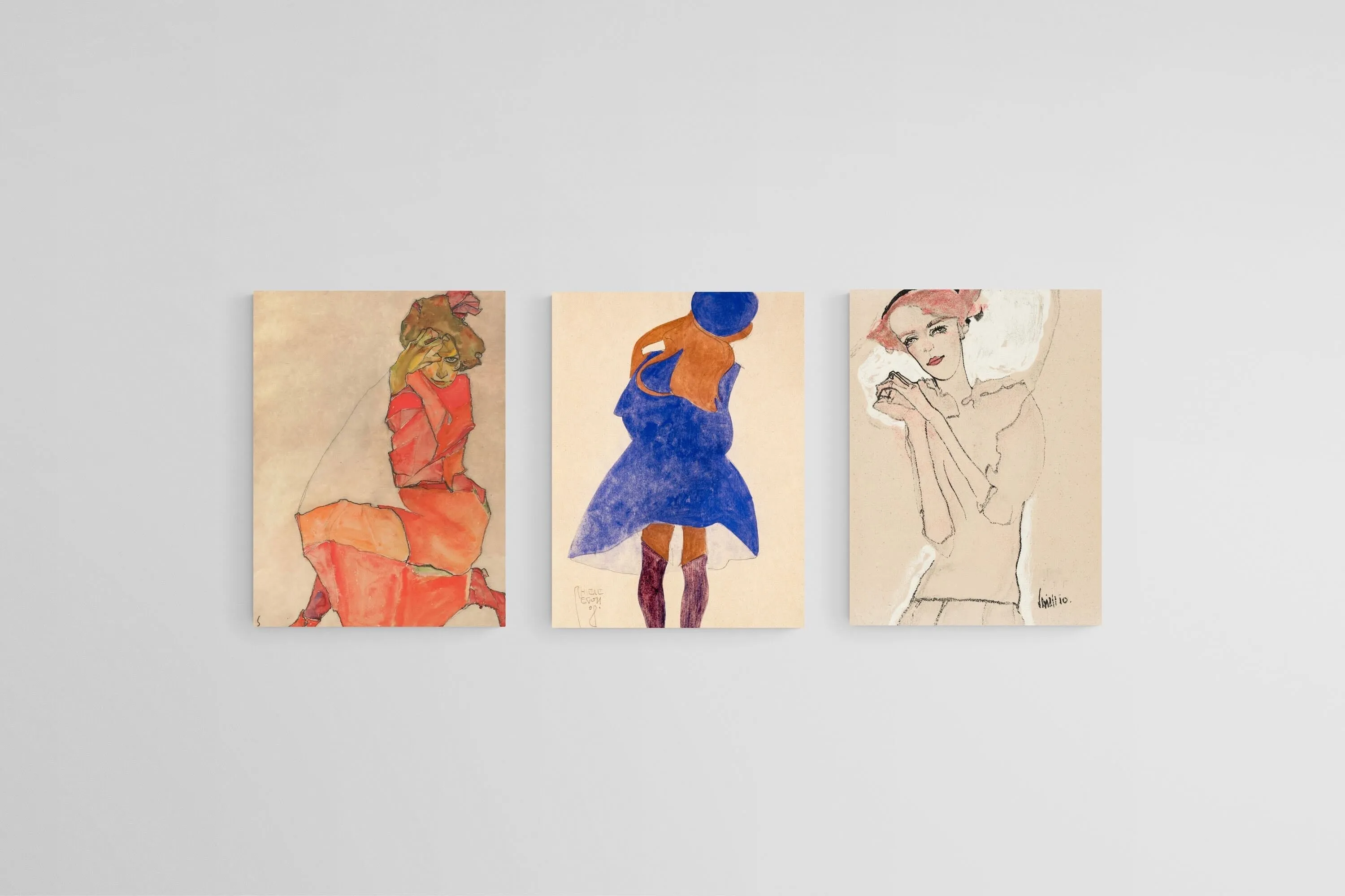 Egon Schiele Set