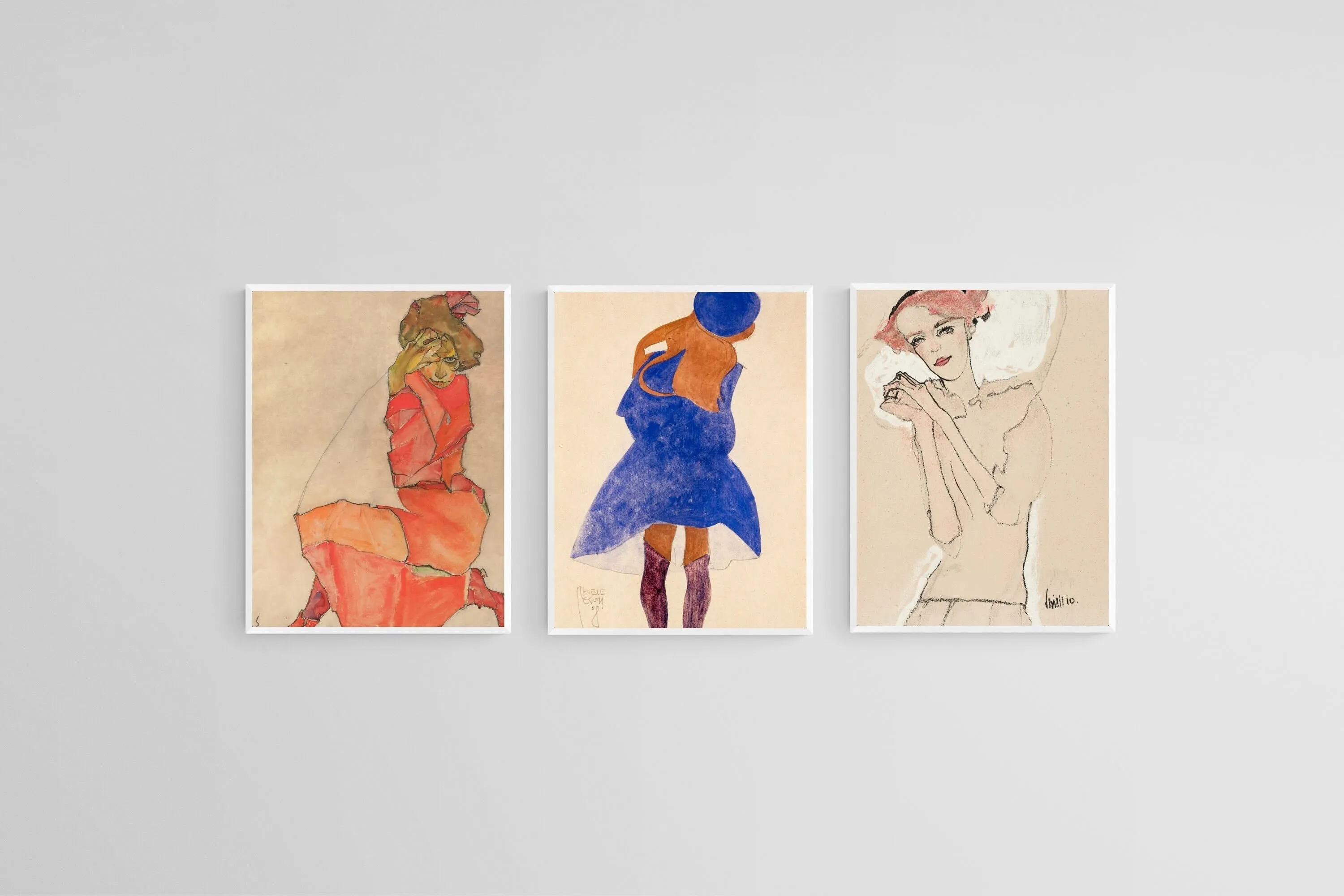 Egon Schiele Set