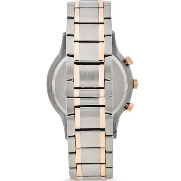Emporio Armani Men’s Quartz Stainless Steel Grey Dial 43mm Watch AR11077