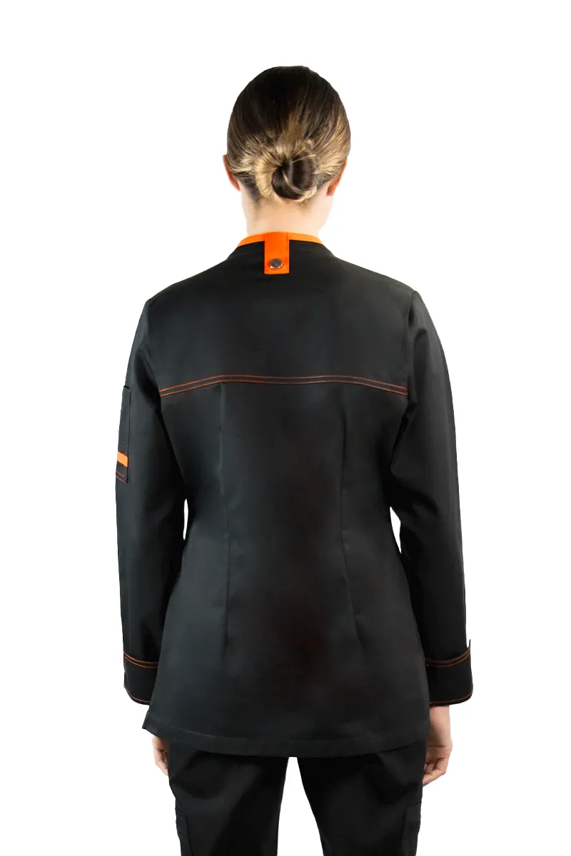 Gavito's Black Chef Jacket | Women's