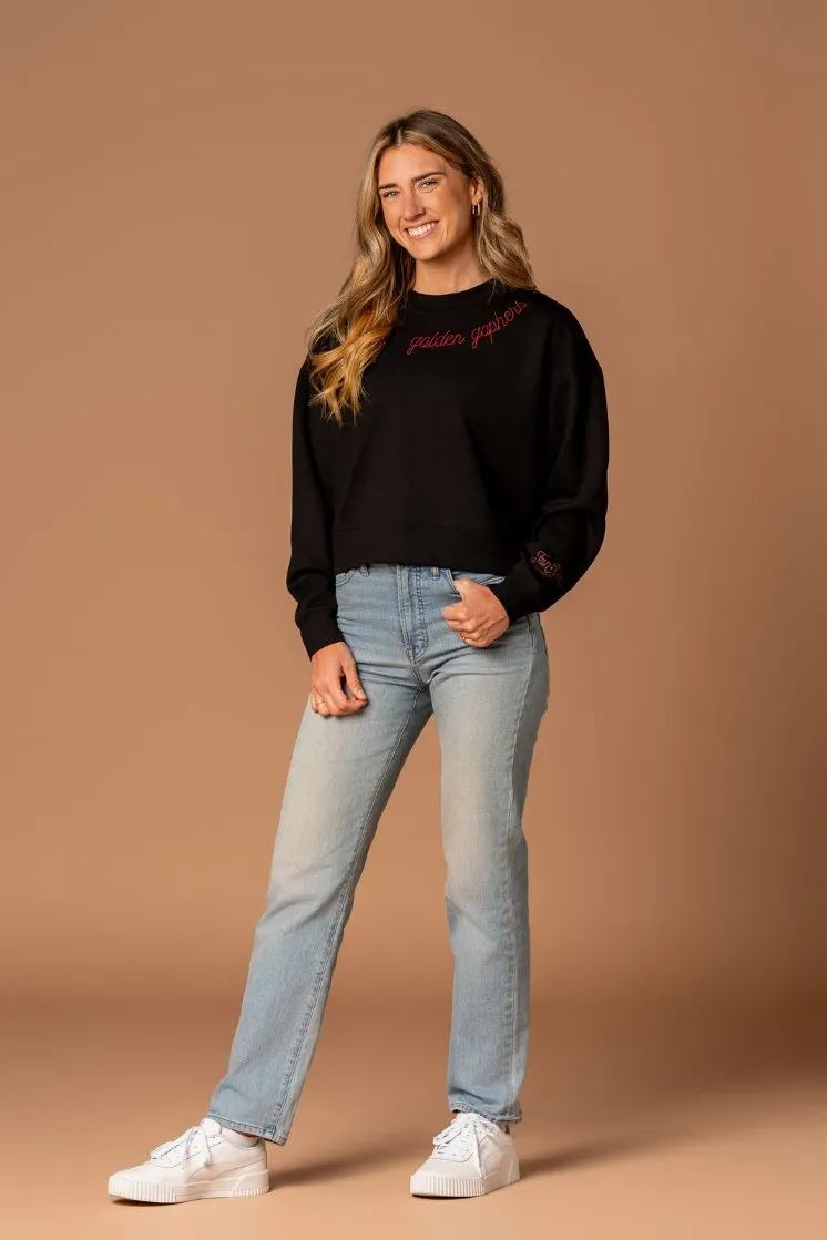 Golden Gophers Embroidered Crew