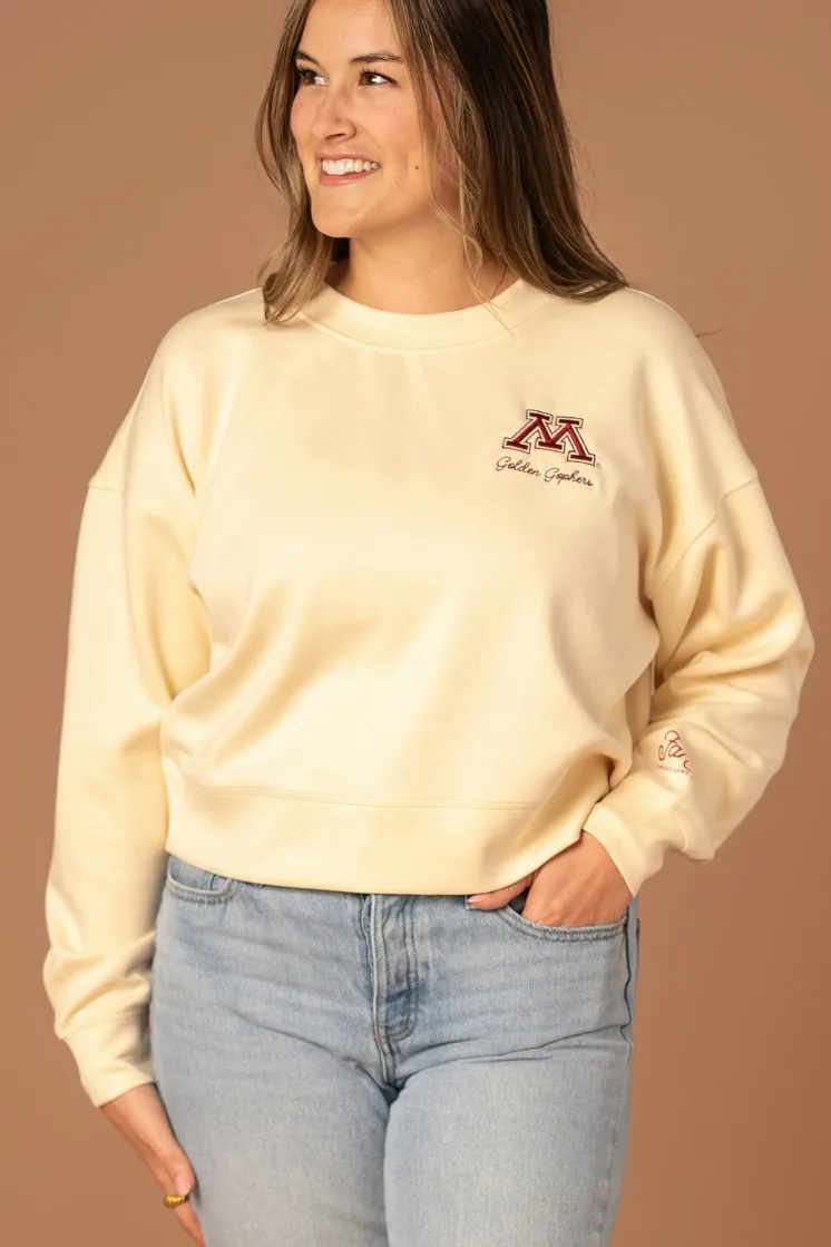 Gophers Embroidered Supersoft Crew