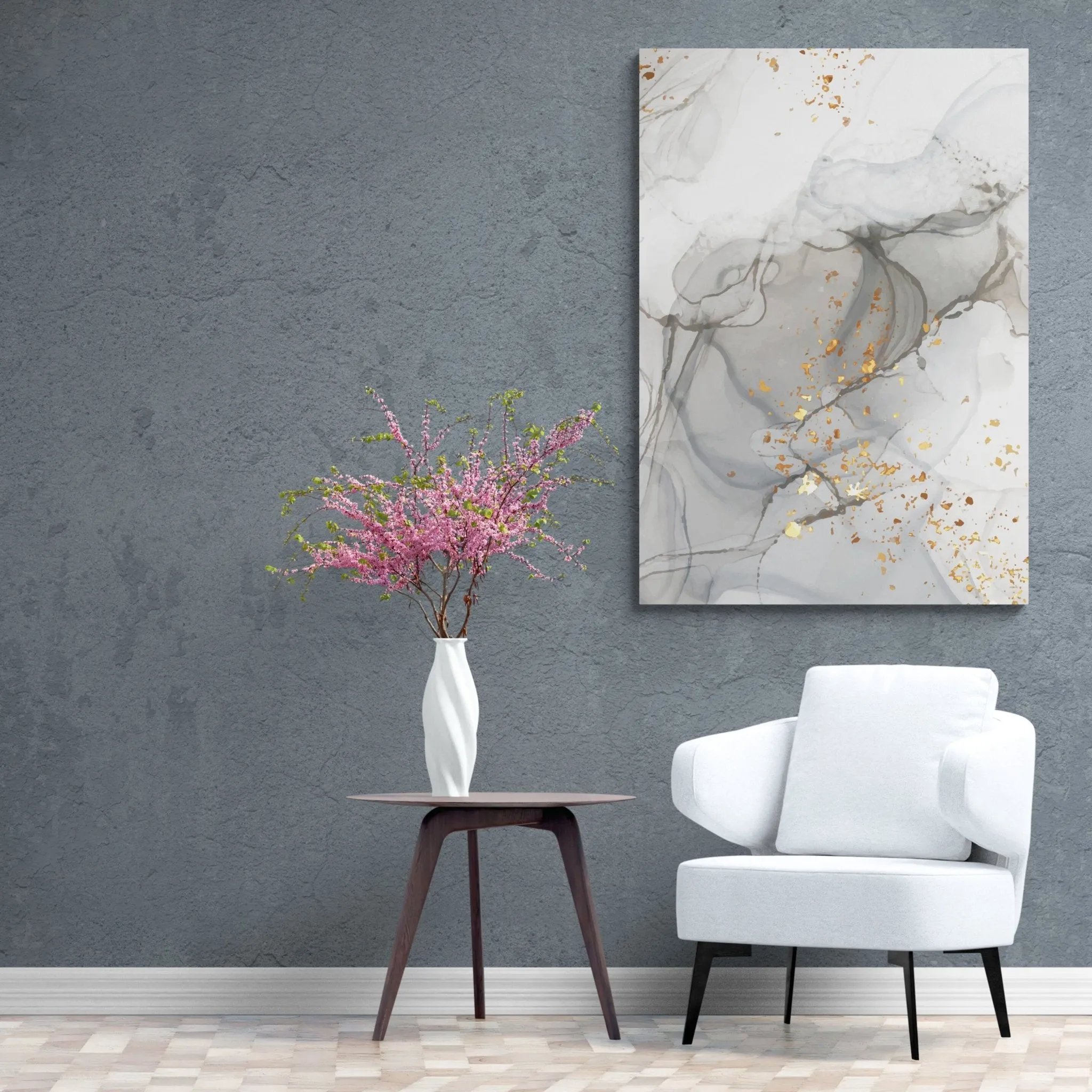 Grey Marble Wall Art