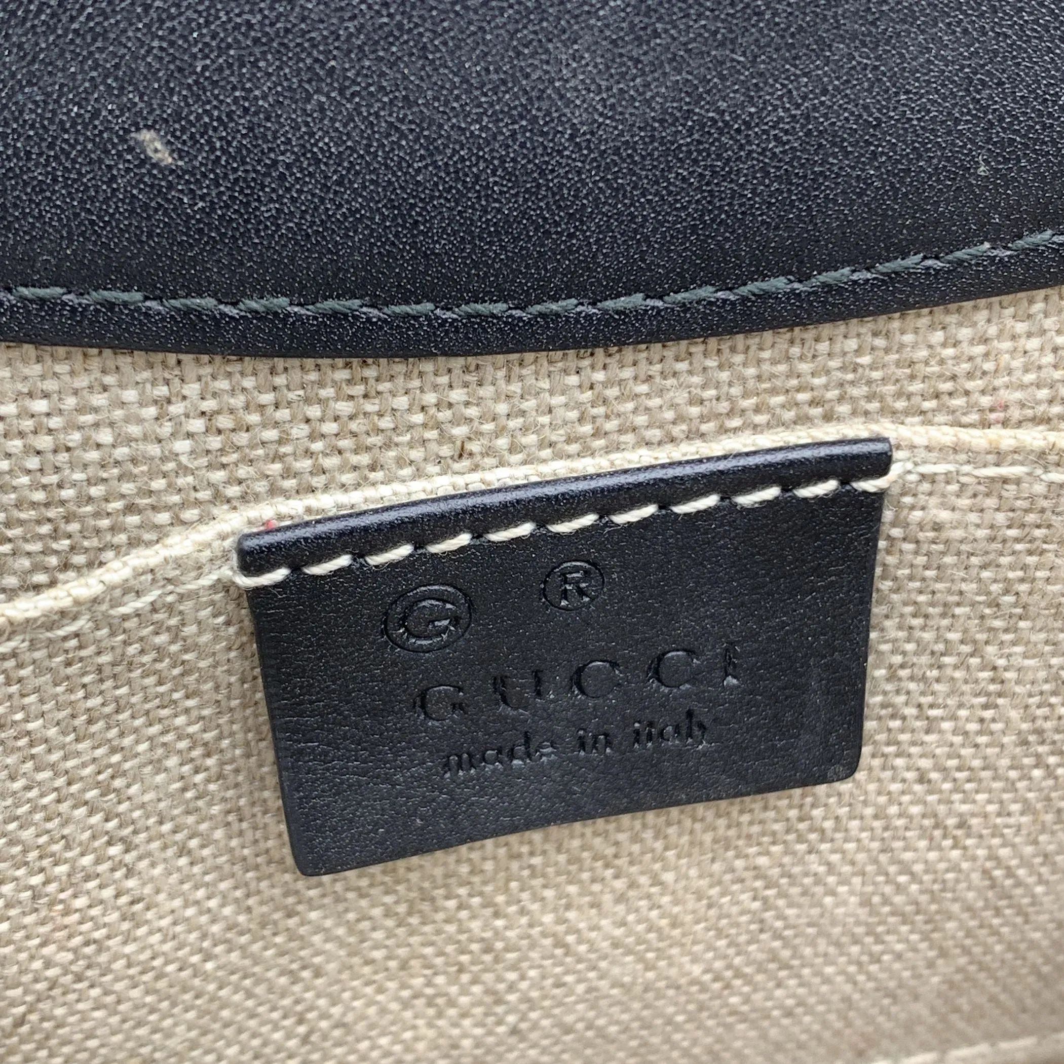 Gucci Black Microguccissima Leather Mini Emily Shoulder Bag