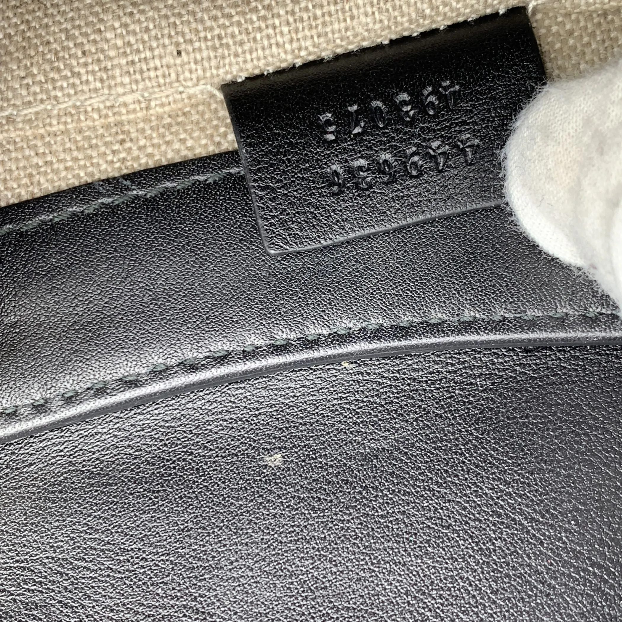 Gucci Black Microguccissima Leather Mini Emily Shoulder Bag