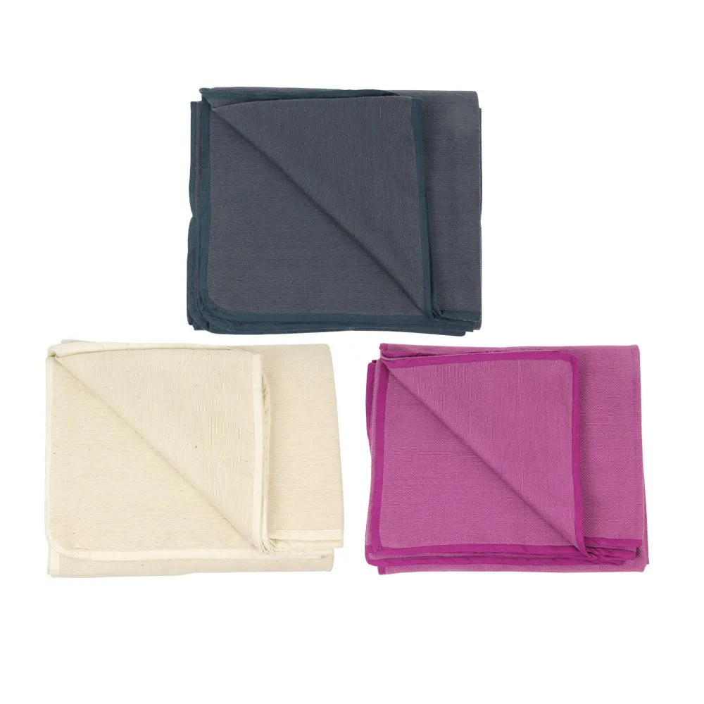 Hand Woven Cotton Yoga 'Seamless' Blanket