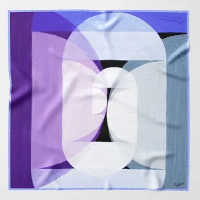 Harmony - Silk Pocket Square - Blue